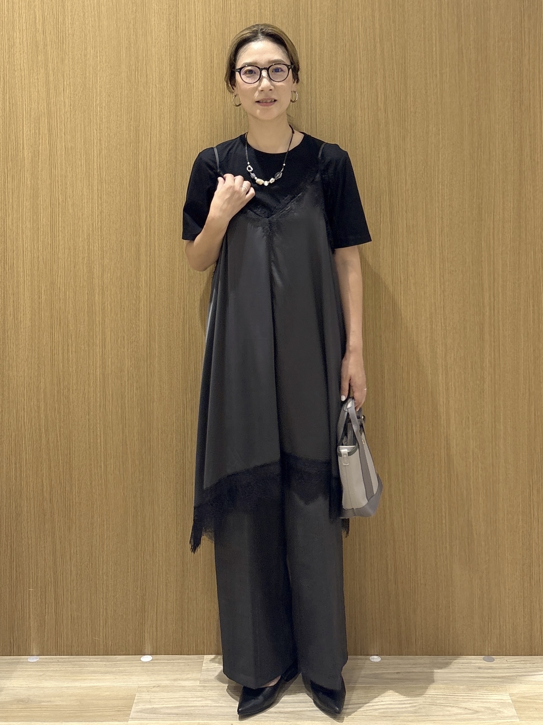 たけねぇさんの「OPAQUE.CLIP｜ベーシックTシャツ／オーガニックコットン混【洗濯機OK】」を使ったコーディネート