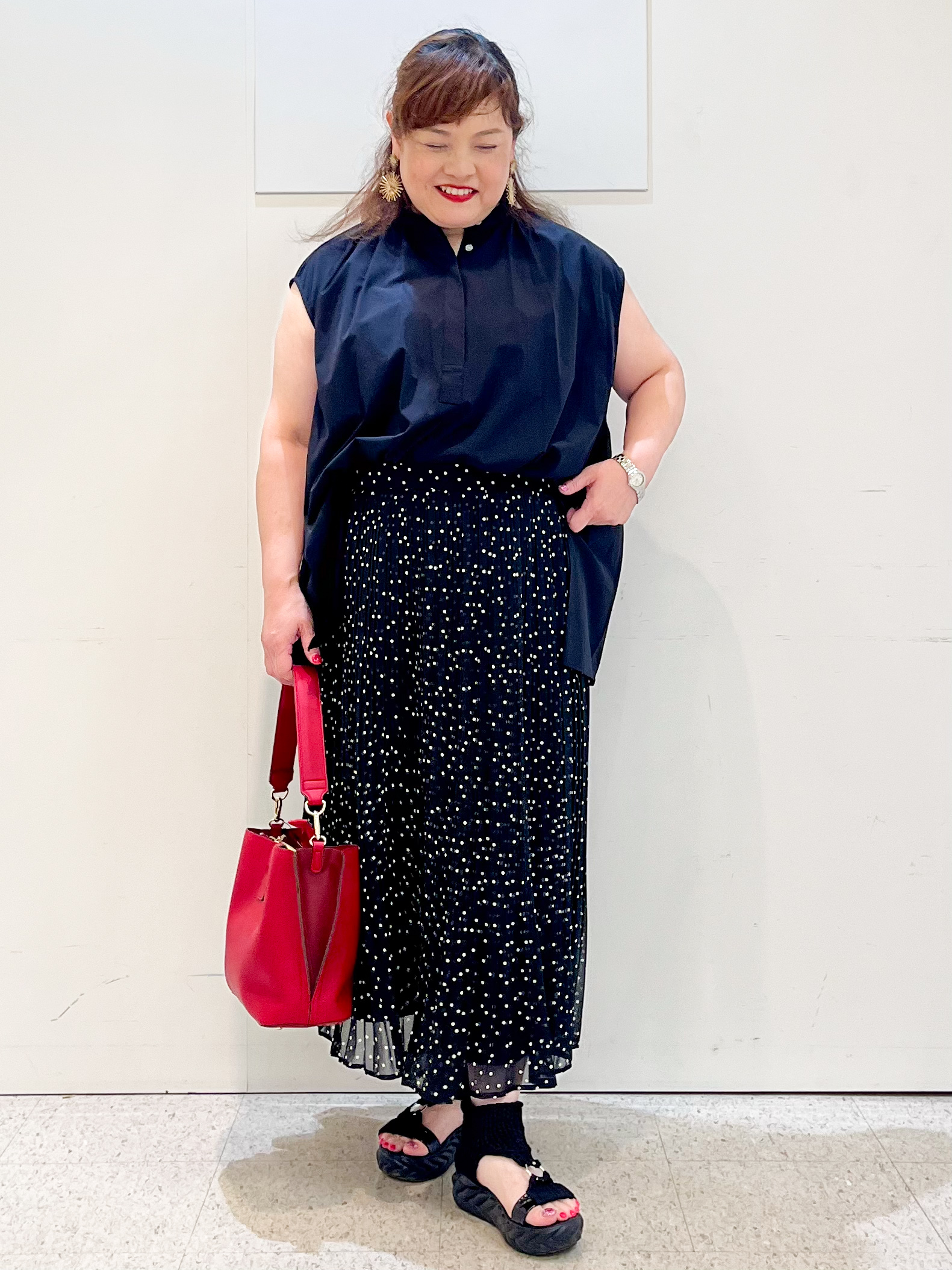 kimmyさんの「Reflect｜【UVカット／接触冷感】ラッシュガードブラウス」を使ったコーディネート