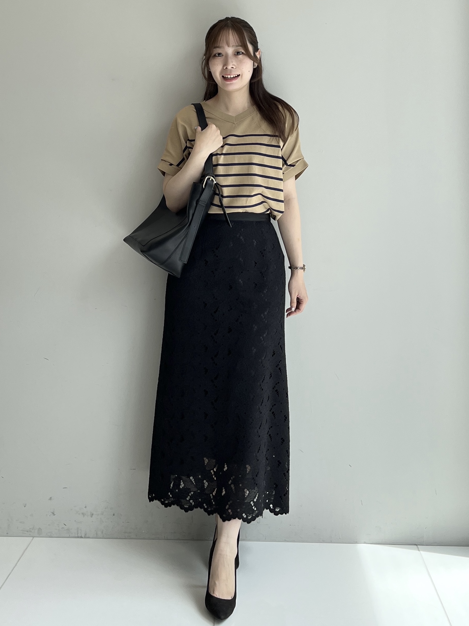 Saekoさんの「UNTITLED｜【肌に張りつきにくい/前後2WAY】ドライタッチコットンプルオーバー」を使ったコーディネート