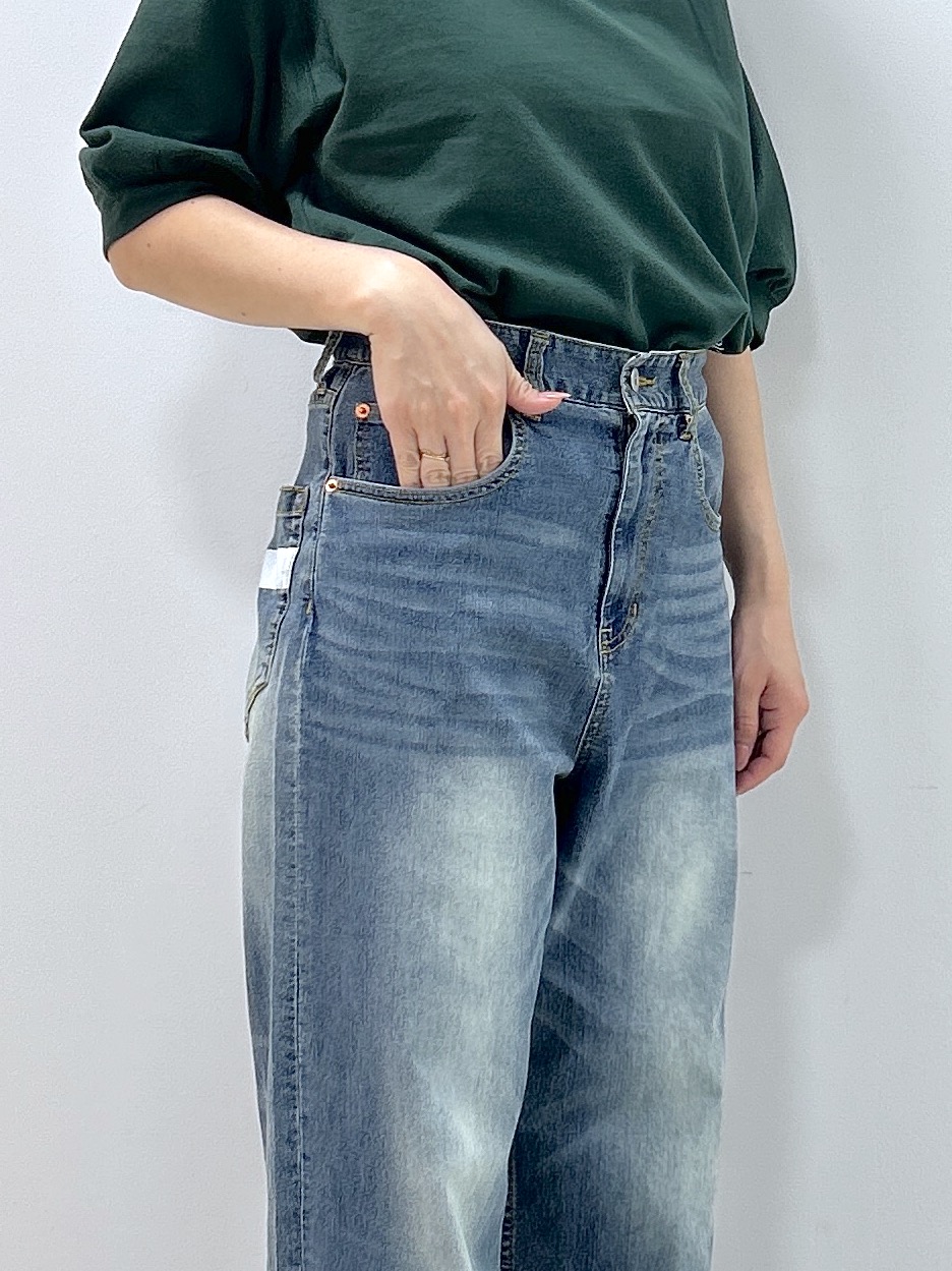 Kaiさんの「Dessin｜バックヘンリーカットソー5分袖」を使ったコーディネート