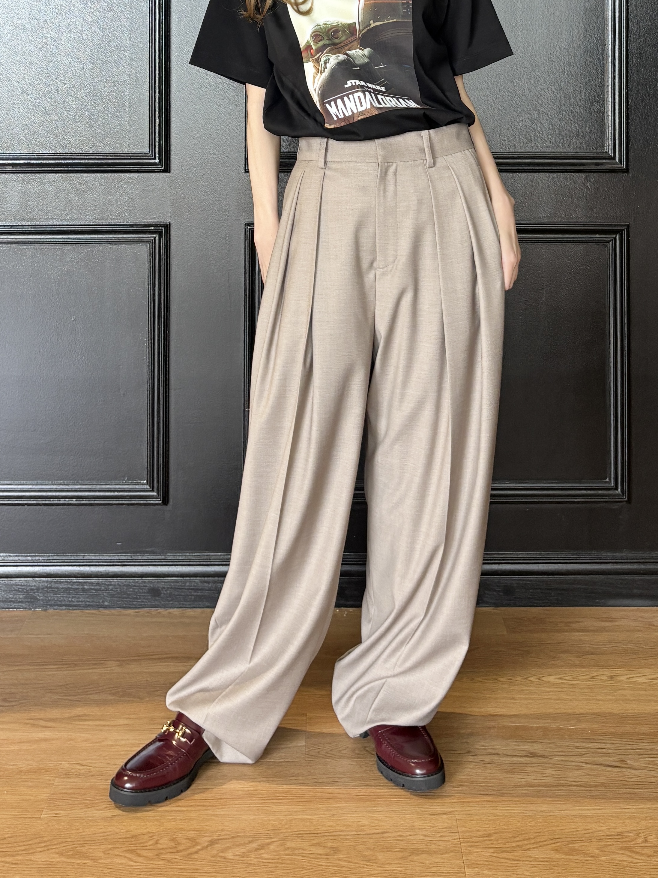 清水夏姫さんの「DRESSTERIOR｜【再入荷/軽量/本革】ビットローファー」を使ったコーディネート
