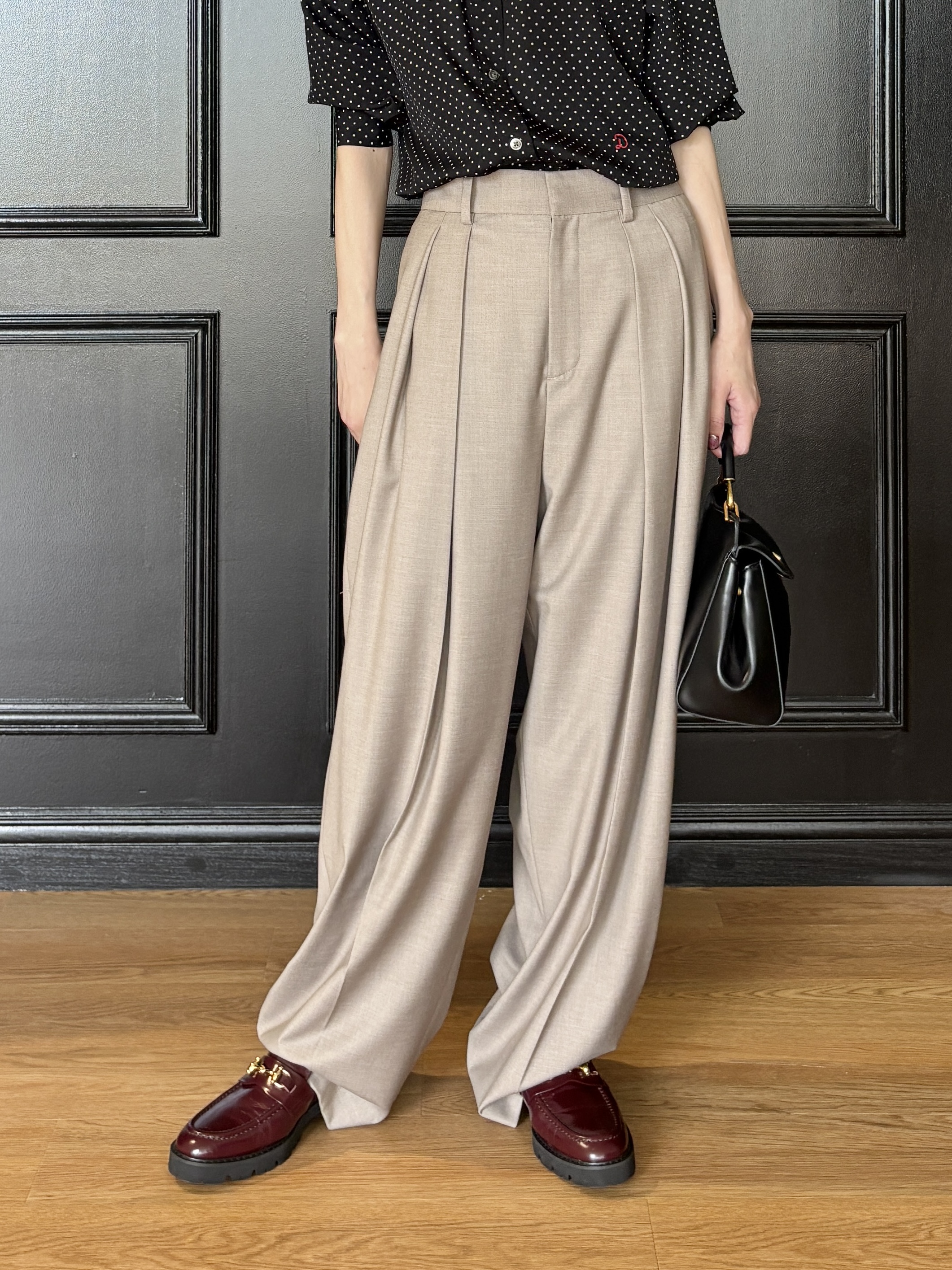 清水夏姫さんの「DRESSTERIOR｜【再入荷/軽量/本革】ビットローファー」を使ったコーディネート