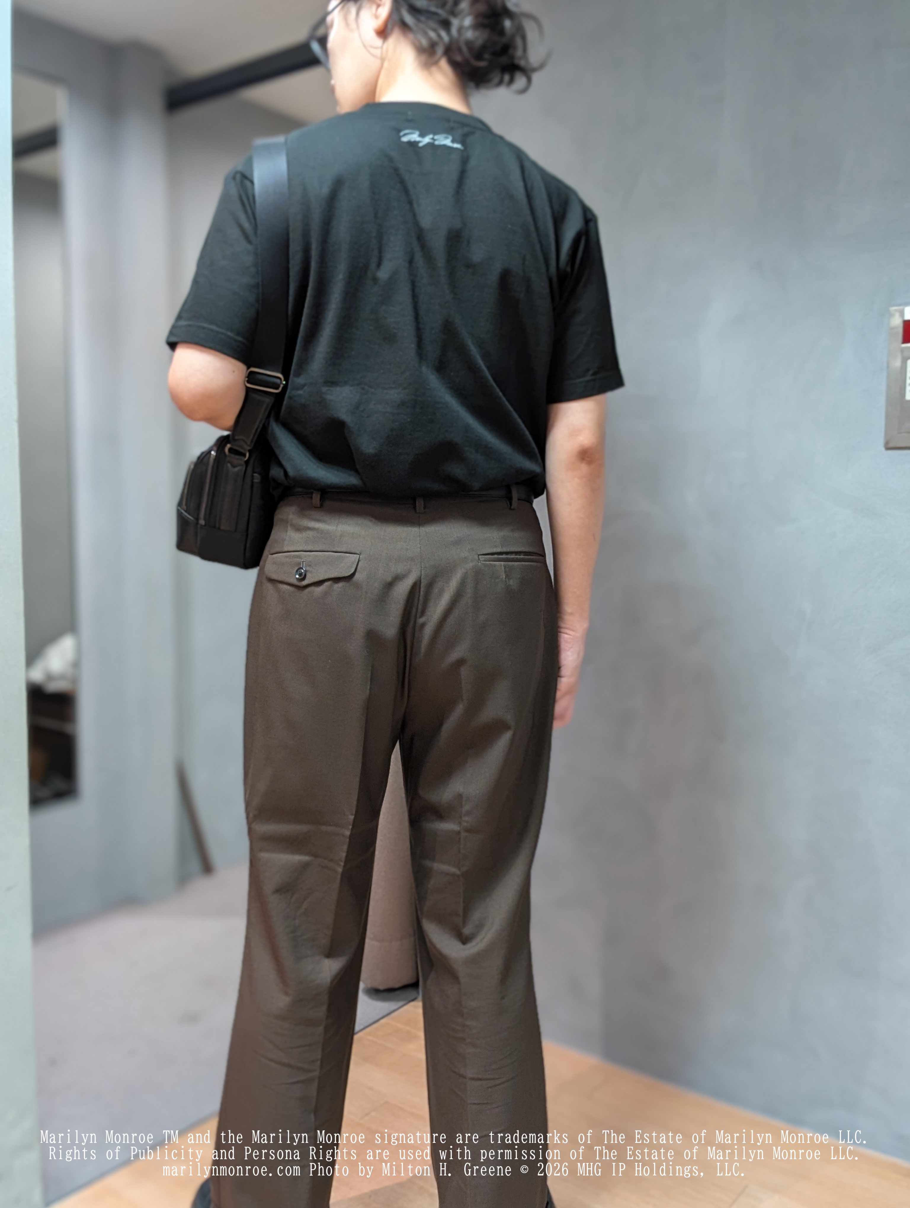 yasuさんの「TAKEO KIKUCHI｜【別注】マリリン・モンロー/フォトTシャツ」を使ったコーディネート
