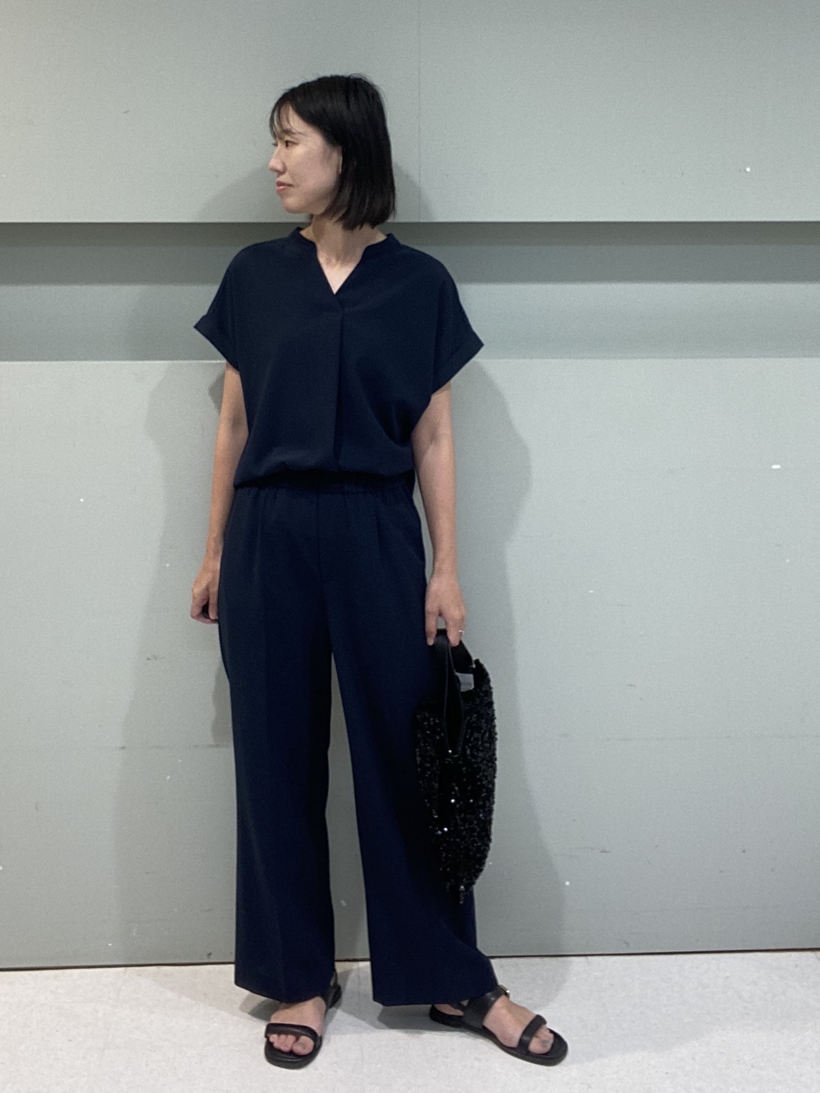 hitomiさんの「UNTITLED｜【セットアップ可/通気性/UVカット】エアリークールブラウス」を使ったコーディネート