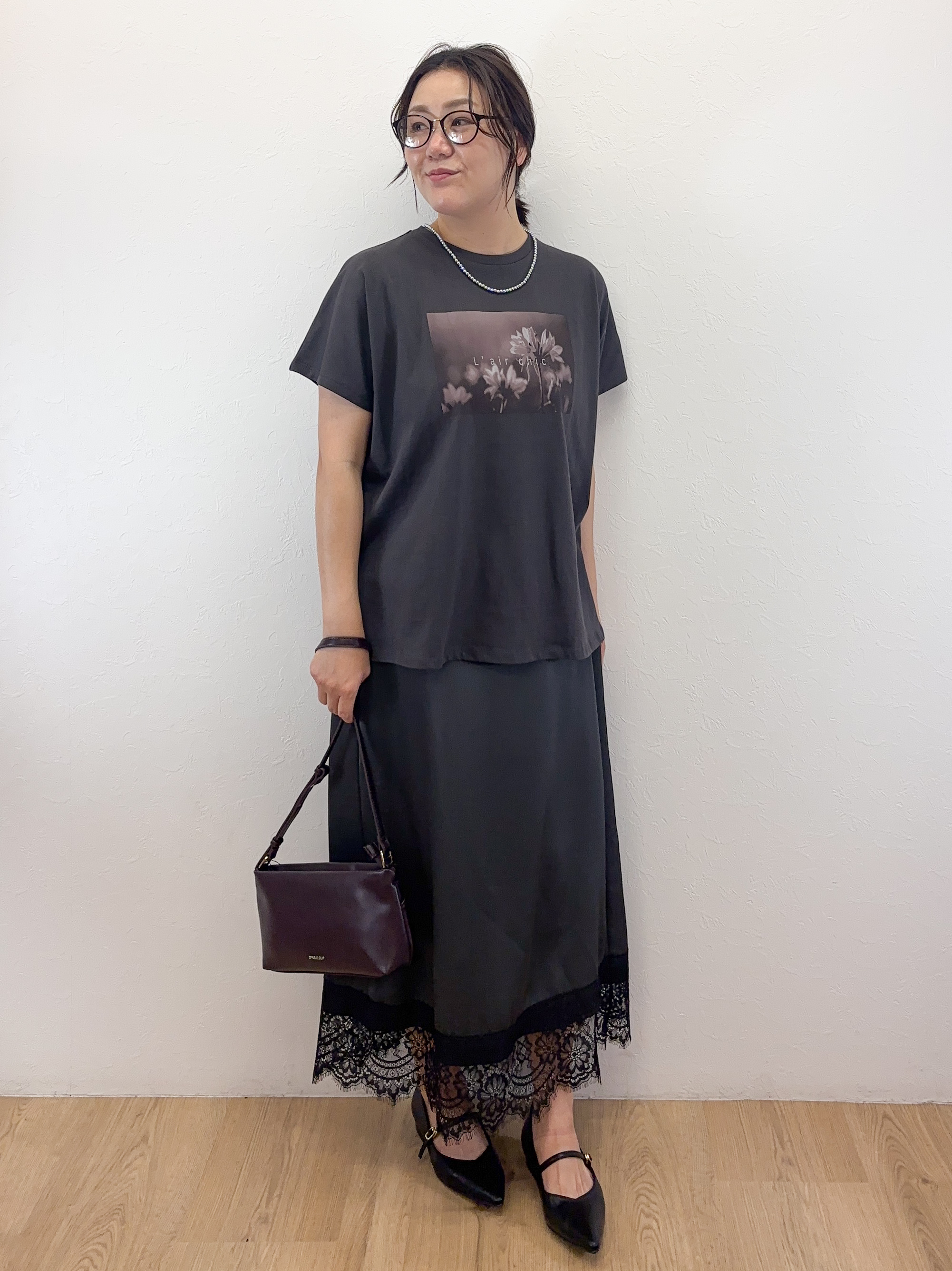 Takeさんの「OPAQUE.CLIP｜フォトプリントTシャツ【洗濯機OK】」を使ったコーディネート