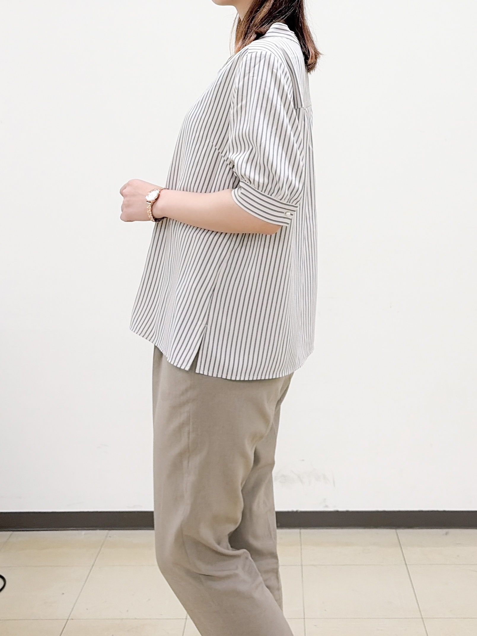 yurinaさんの「index｜ジョーゼットボウタイブラウス【洗濯機OK】」を使ったコーディネート