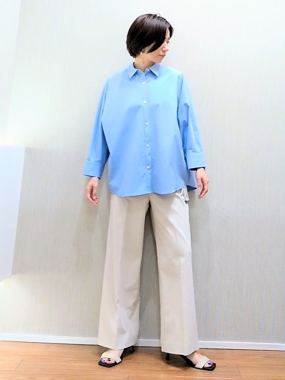 ミズタさんの「UNTITLED｜【接触冷感/吸水速乾/UVカット】ドルマンスリーブシャツ」を使ったコーディネート