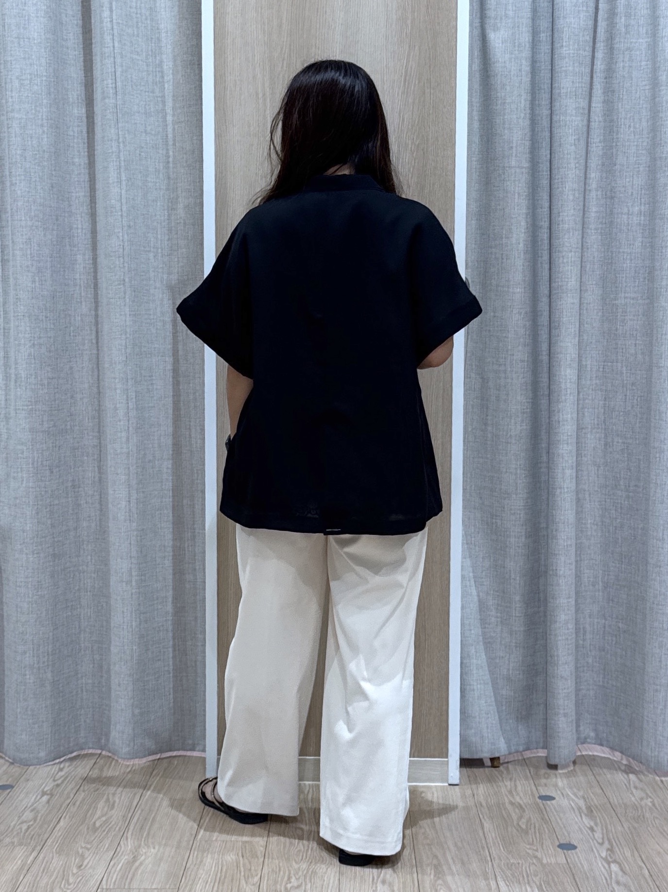 sachiさんの「grove｜【洗濯機OK・ひんやり/SETUP可】シワになりにくいハーフスリーブジャケット」を使ったコーディネート