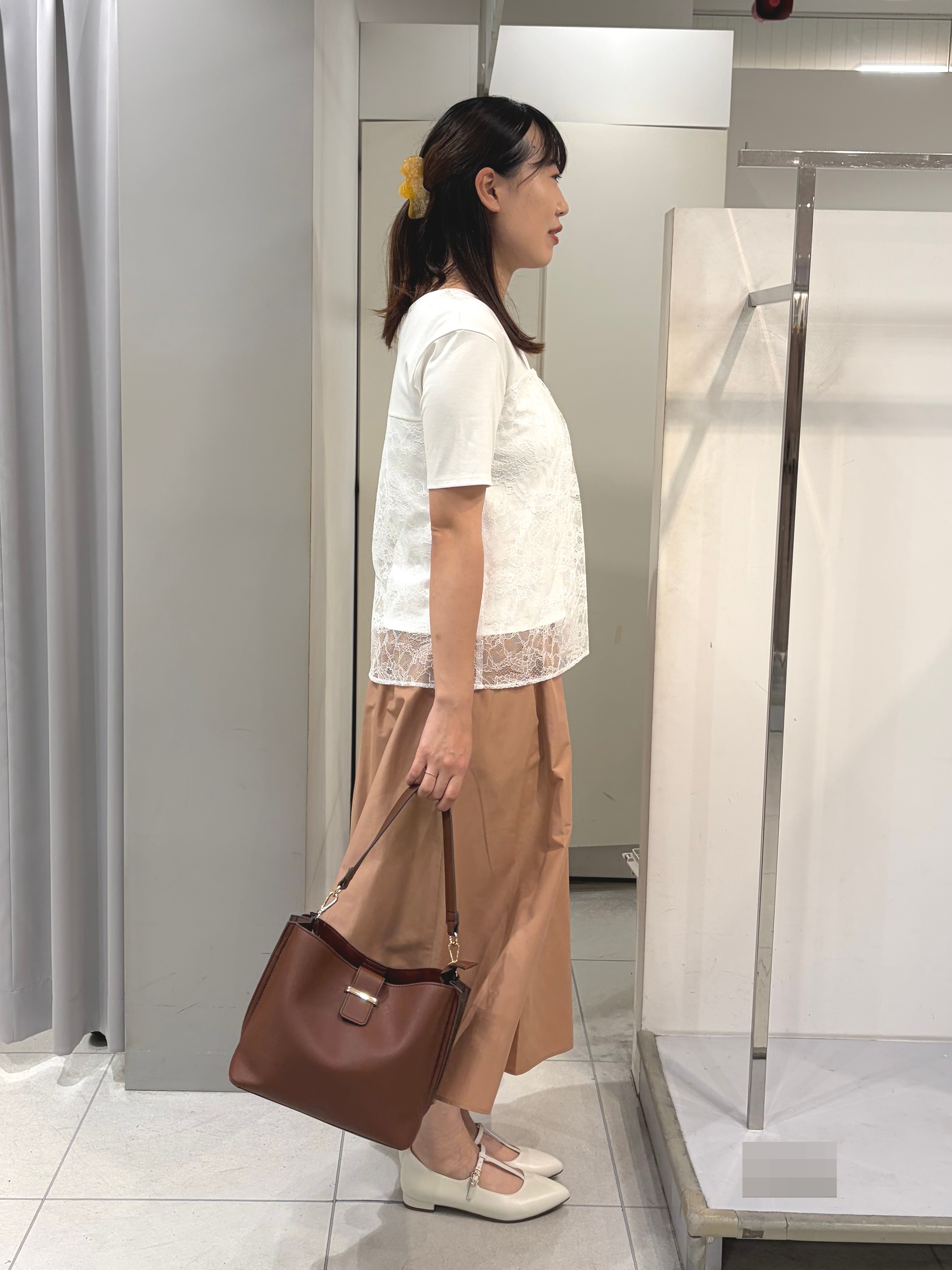 AZUSAさんの「Reflect｜【UVカット／接触冷感／手洗い可】ラッセルレースプルオーバー」を使ったコーディネート