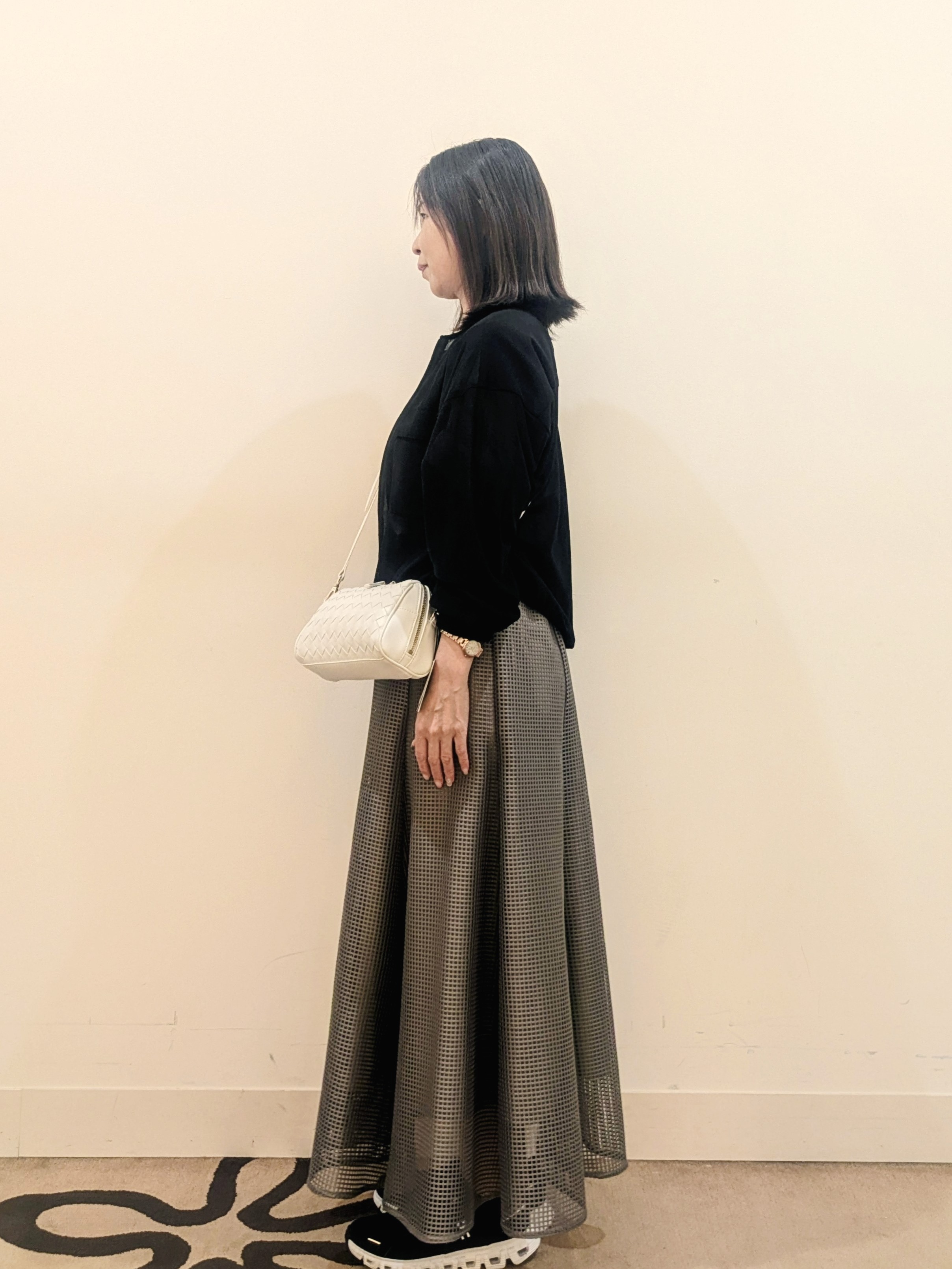 laverさんの「UNTITLED｜【古畑星夏さん着用/洗える】シアーブルゾン」を使ったコーディネート