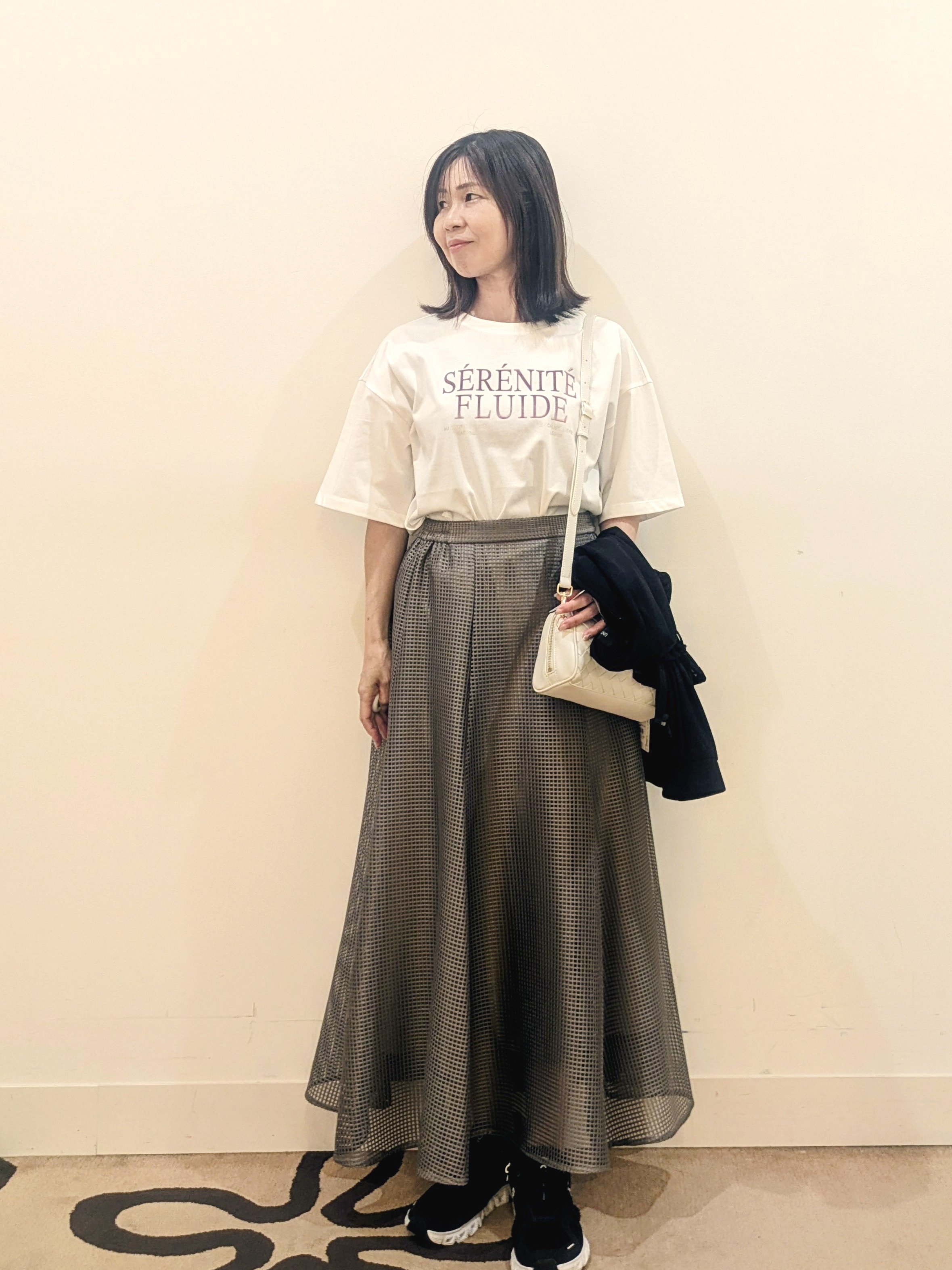 laverさんの「UNTITLED｜【古畑星夏さん着用/洗える】シアーブルゾン」を使ったコーディネート