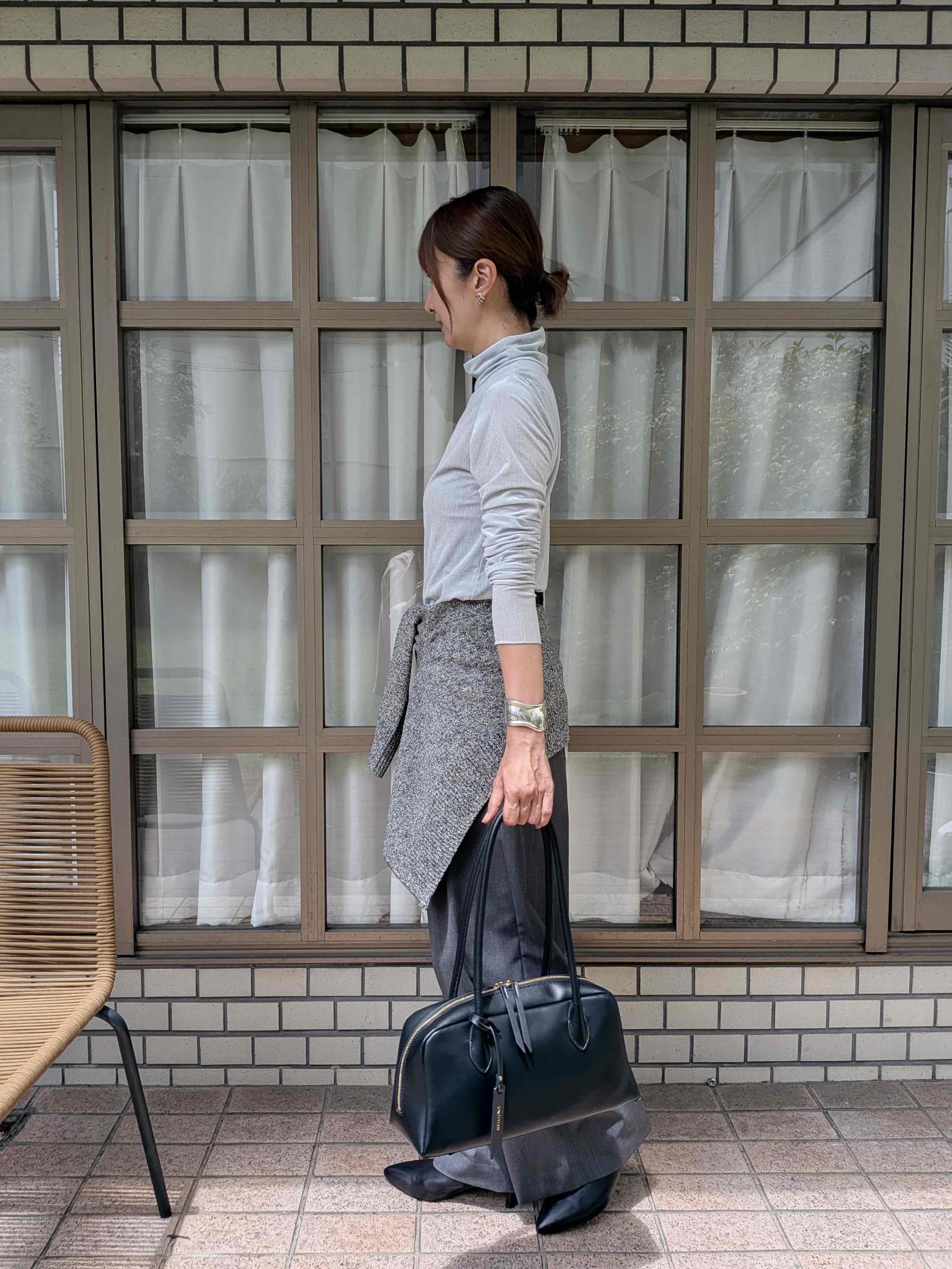 KAYOさんの「UNTITLED｜スプリットレザーボストン」を使ったコーディネート