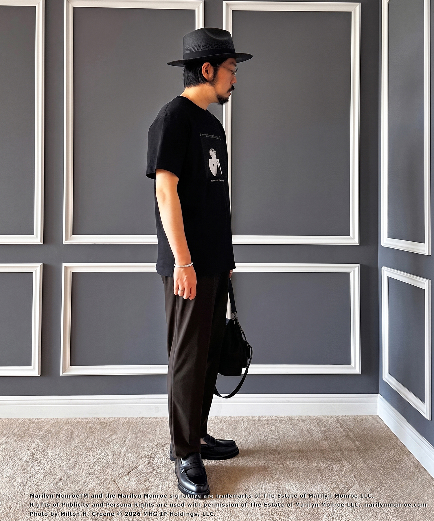 プレス増田さんの「TAKEO KIKUCHI｜【別注】マリリン・モンロー/フォトTシャツ」を使ったコーディネート