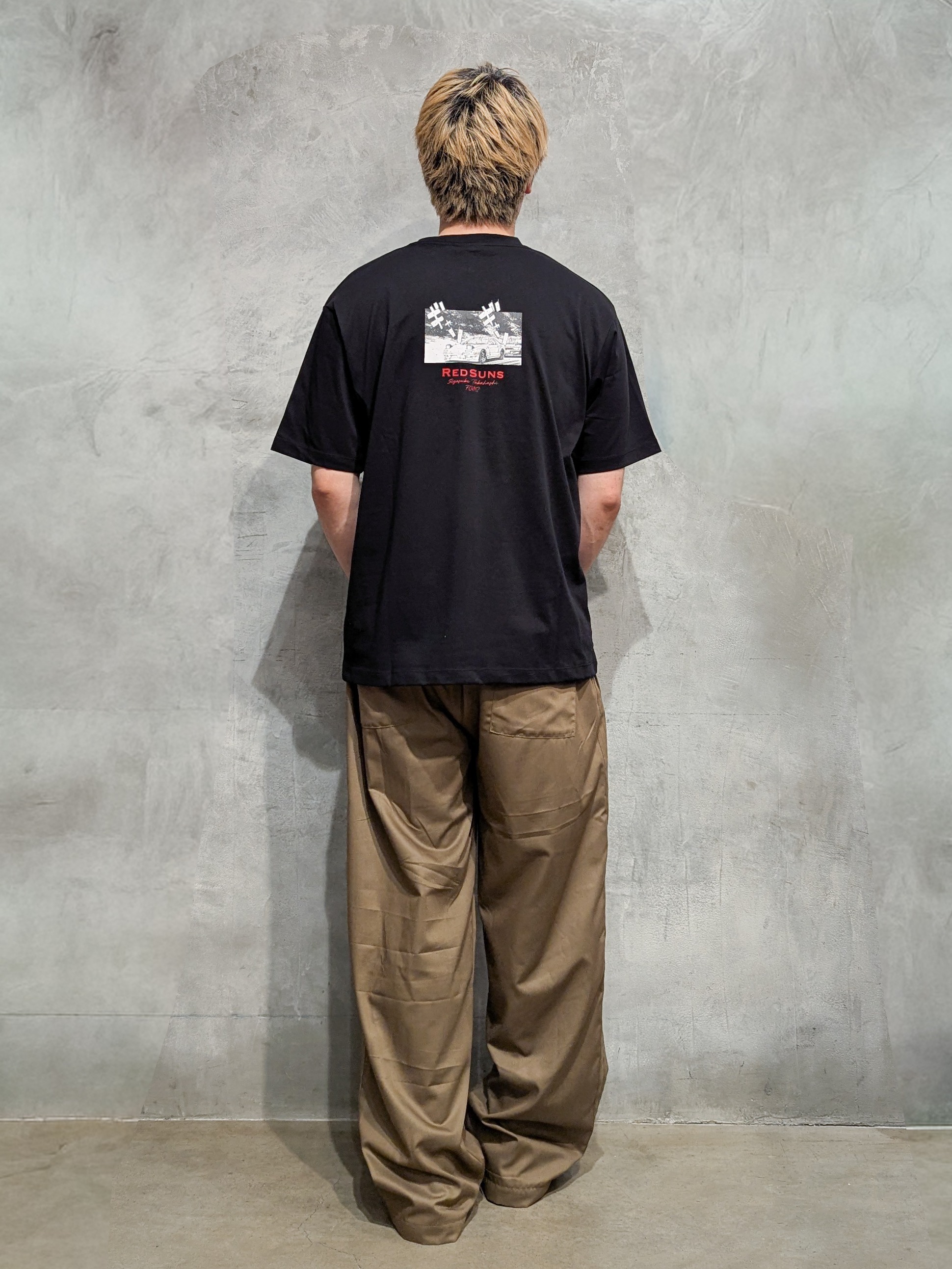 daiさんの「THE SHOP TK｜頭文字D 別注 『タカハシ』 グラフィック半袖Tシャツ ステッカー＆チャーム付き」を使ったコーディネート