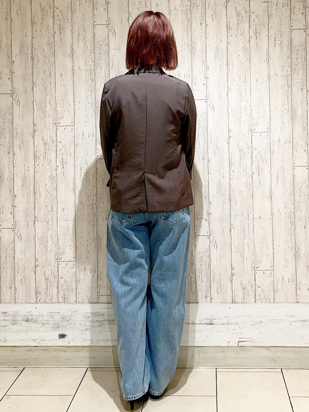 YOSHIMIさんの「index｜《再入荷》ダブルブレストテーラードジャケット【接触冷感／吸水速乾／イージーアイロン／防シワ／洗濯機O」を使ったコーディネート