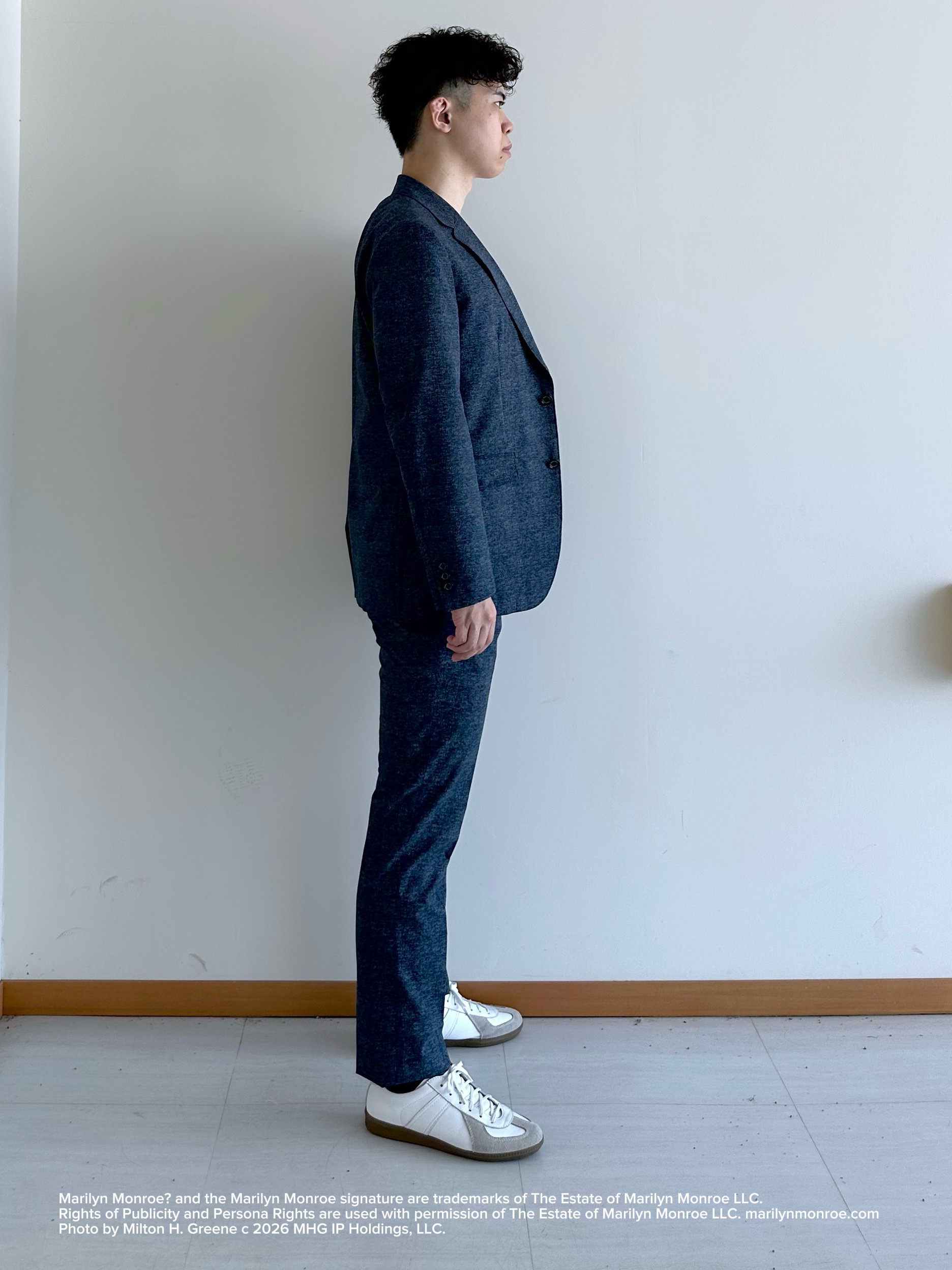 イッシーさんの「TAKEO KIKUCHI｜【抗菌防臭】COOL DOTS（R）ドビープリント ジャケット」を使ったコーディネート