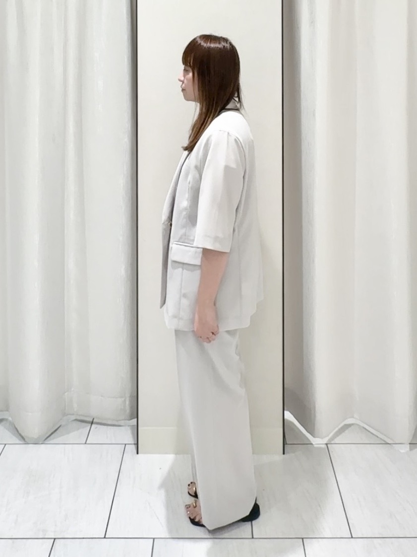 ʏᴜᴋɪᴋᴏさんの「UNTITLED｜【セットアップ可/UVカット/通気性】エアリークール半袖ジャケット」を使ったコーディネート