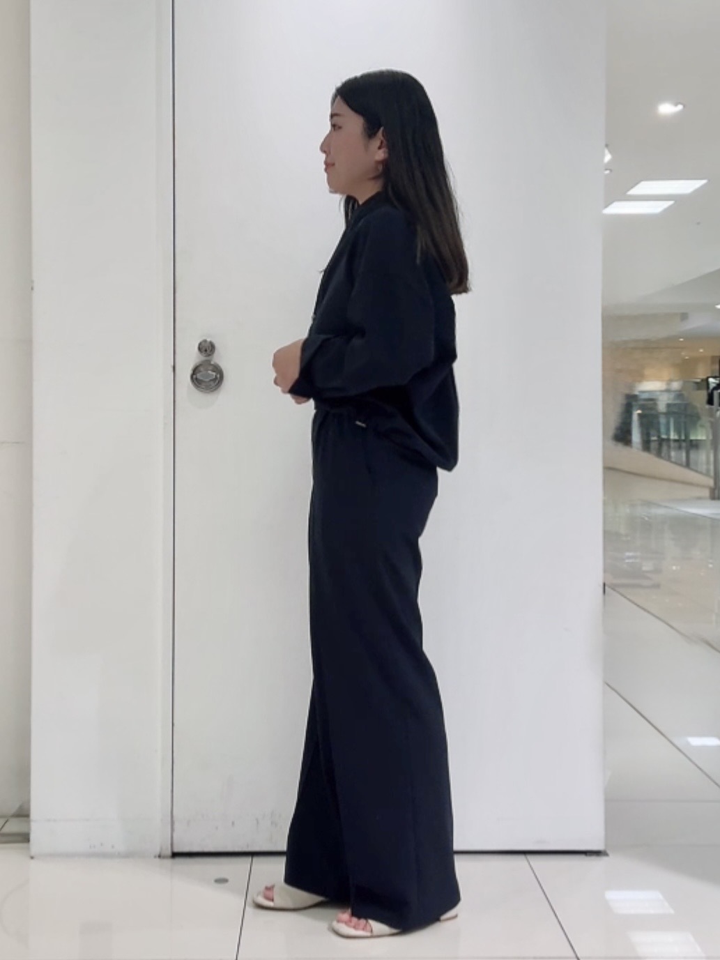 なかじさんの「UNTITLED｜【セットアップ可/UVカット/接触冷感】エアリークールドロストシャツ」を使ったコーディネート