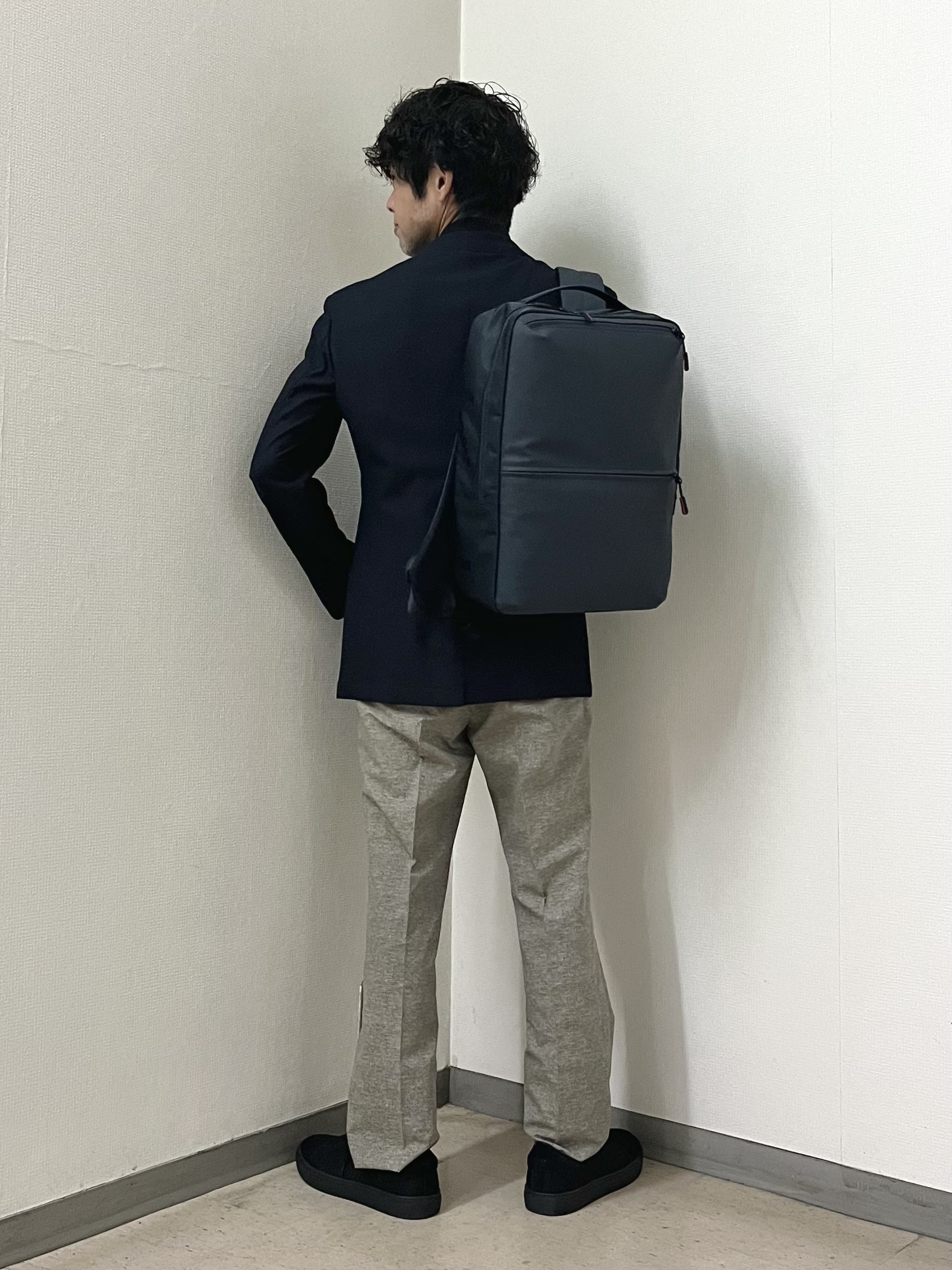 URAさんの「TAKEO KIKUCHI｜【抗菌防臭】CALCULO（R）ジャージ ジャケット」を使ったコーディネート