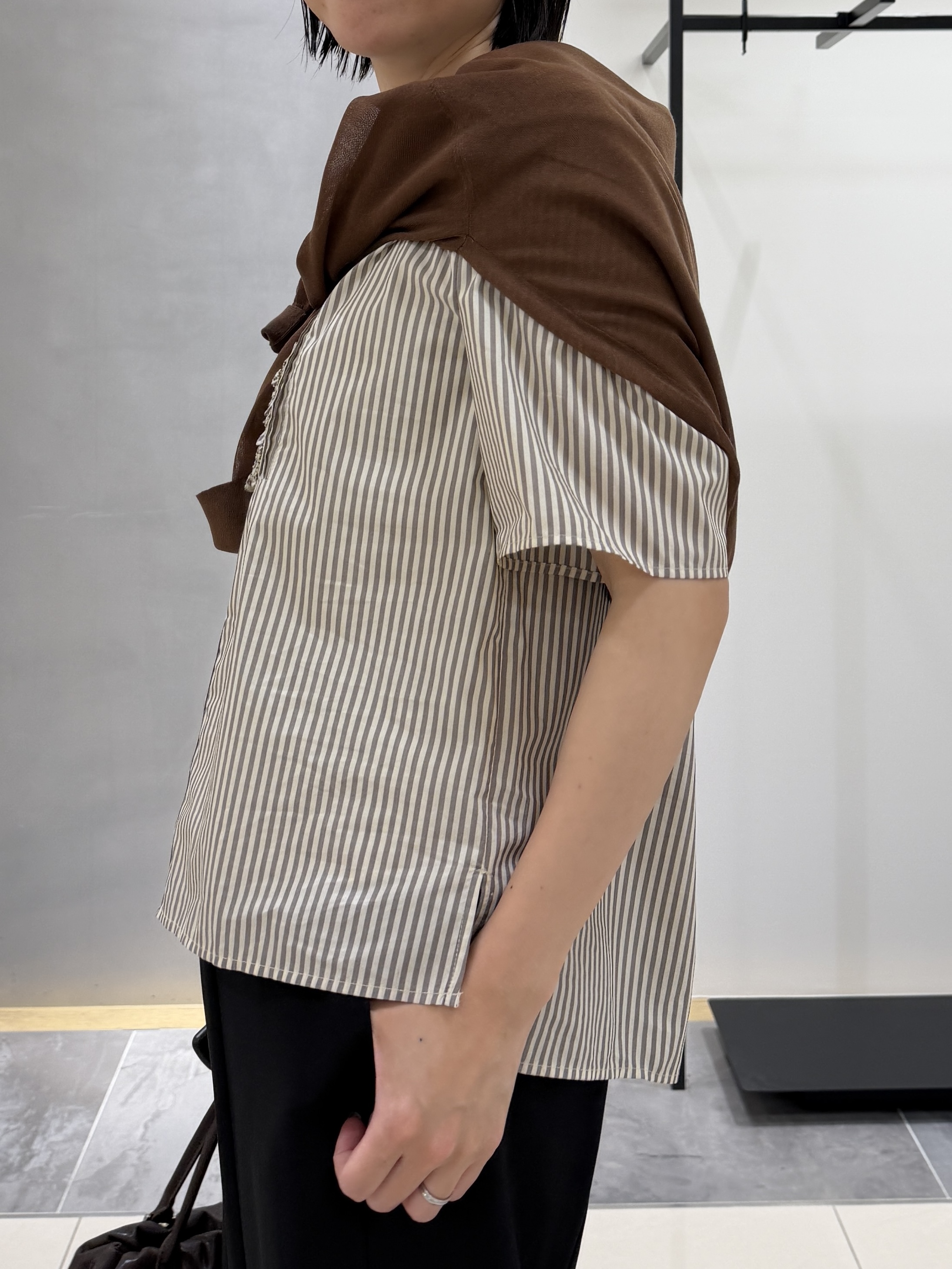 shihoさんの「INDIVI｜【着る日傘】イージーワイドパンツ」を使ったコーディネート