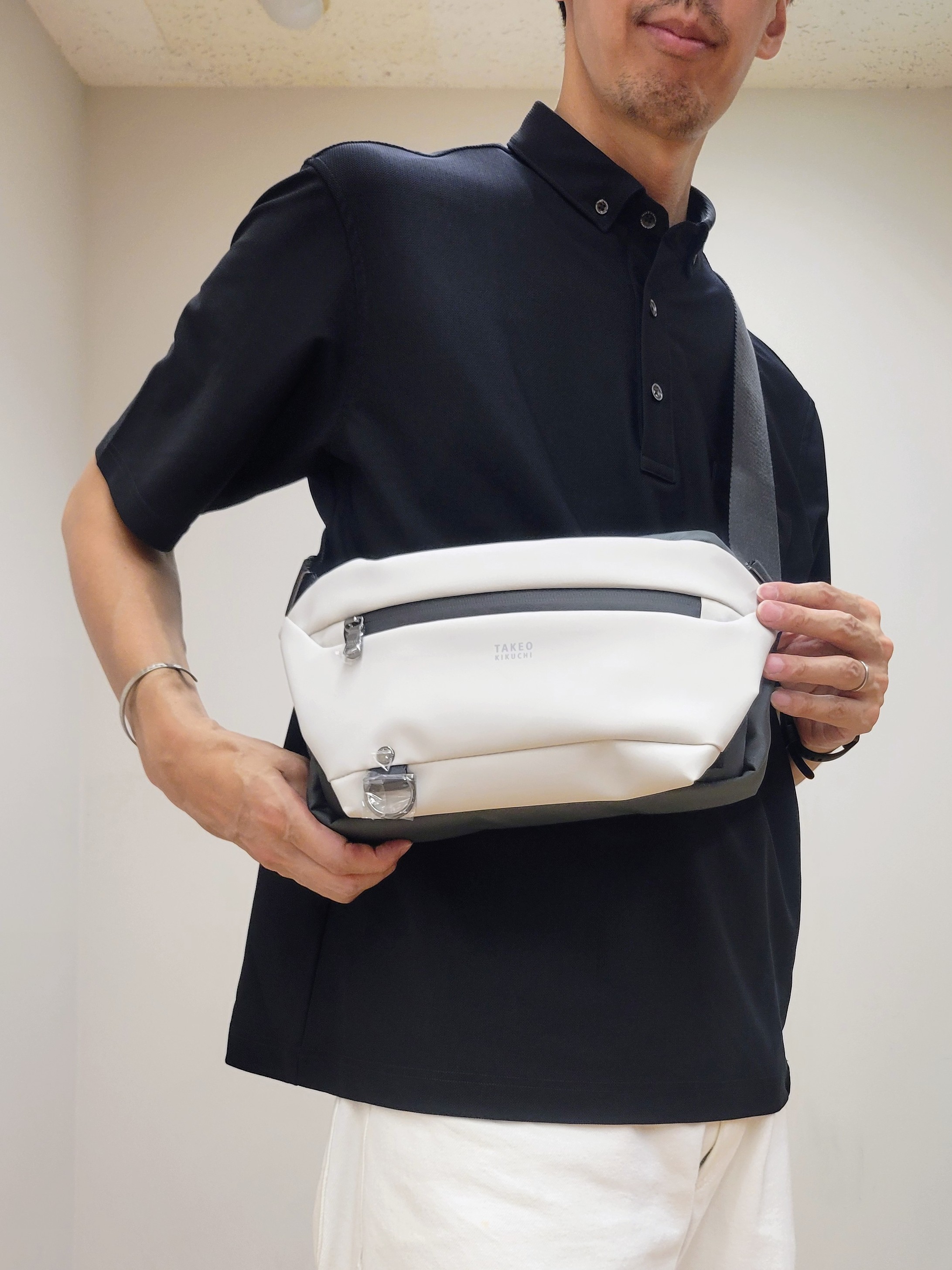 piroyaさんの「TAKEO KIKUCHI｜【通気性】AIR TOOL ポロシャツ」を使ったコーディネート