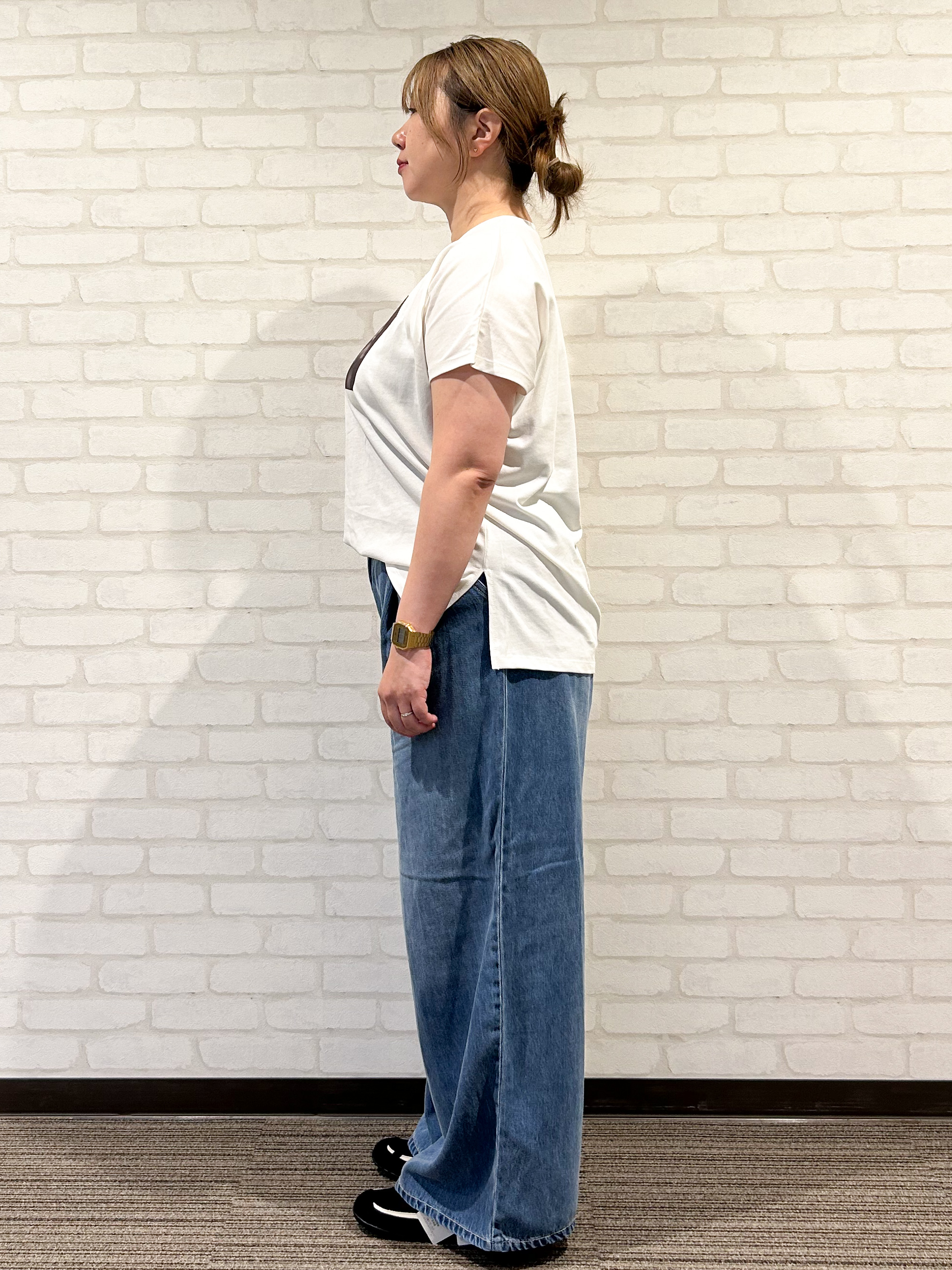 mochiさんの「OPAQUE.CLIP｜フォトプリントTシャツ【洗濯機OK】」を使ったコーディネート
