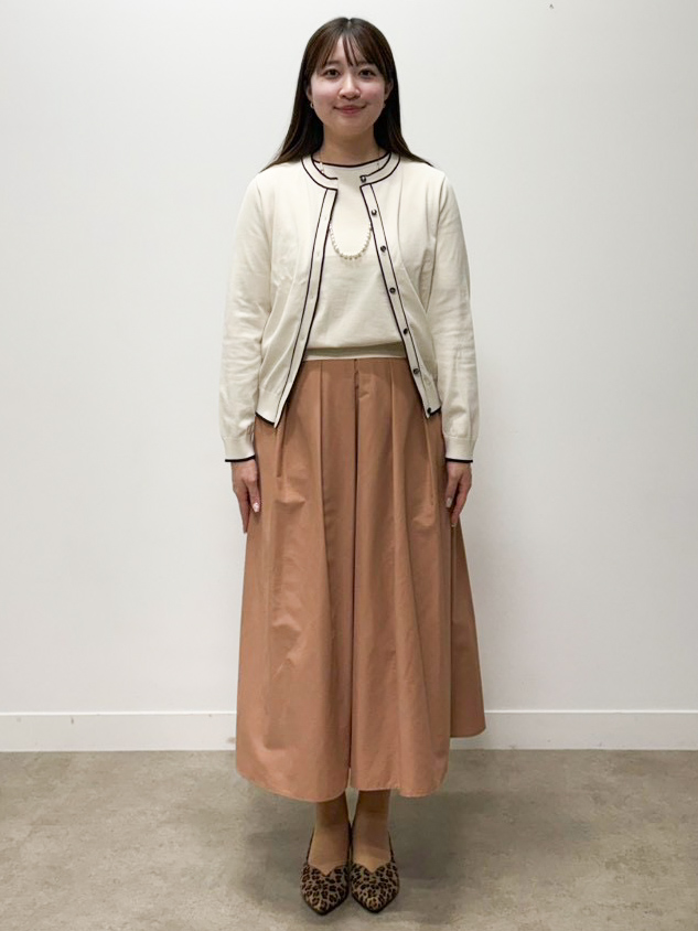 mikikoさんの「Reflect｜【手洗い可】タックプリーツ フレアスカート」を使ったコーディネート