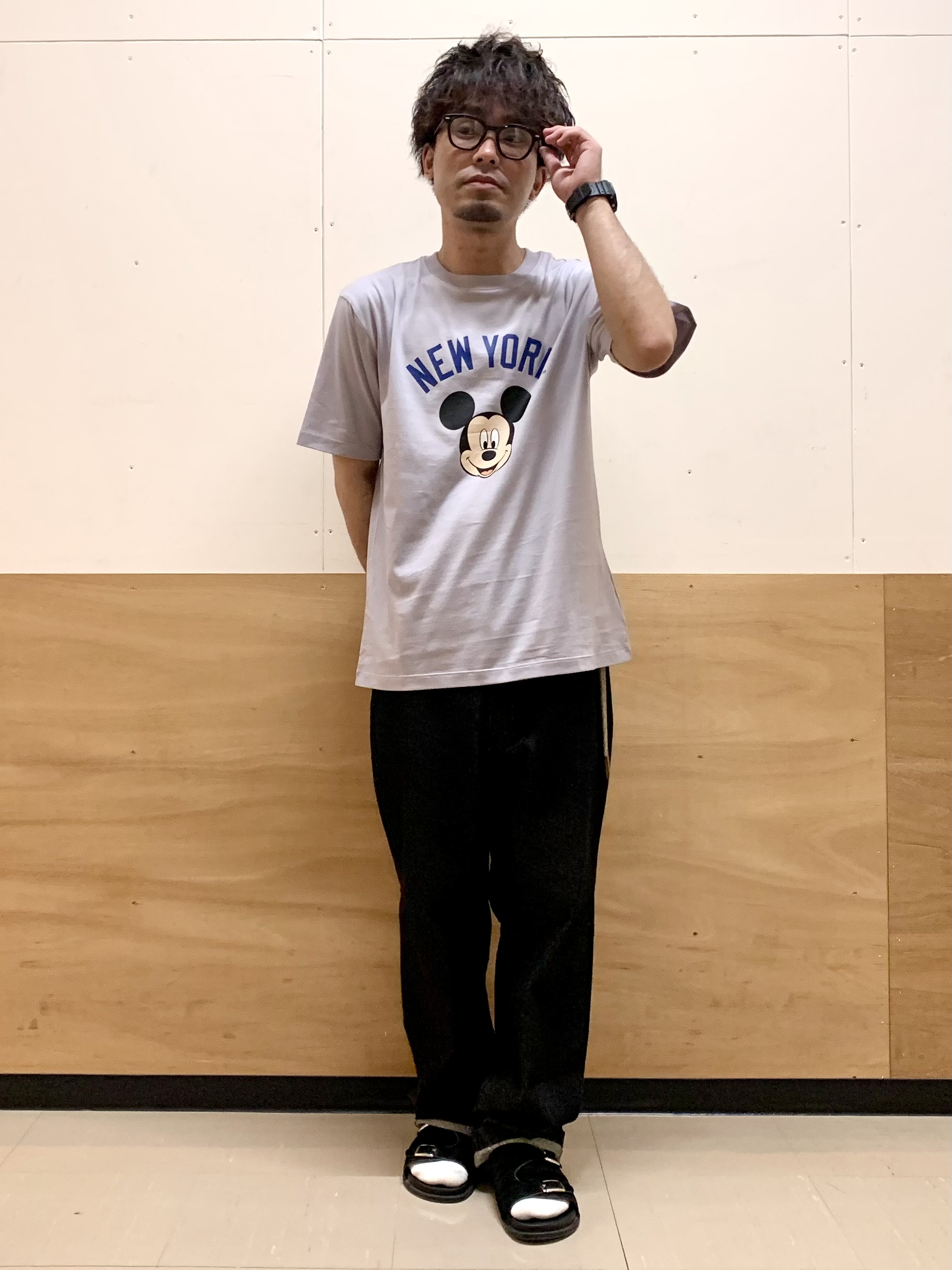 MATUさんの「THE SHOP TK｜【Disney】【MLB】スペシャルデザイン半袖Tシャツ」を使ったコーディネート