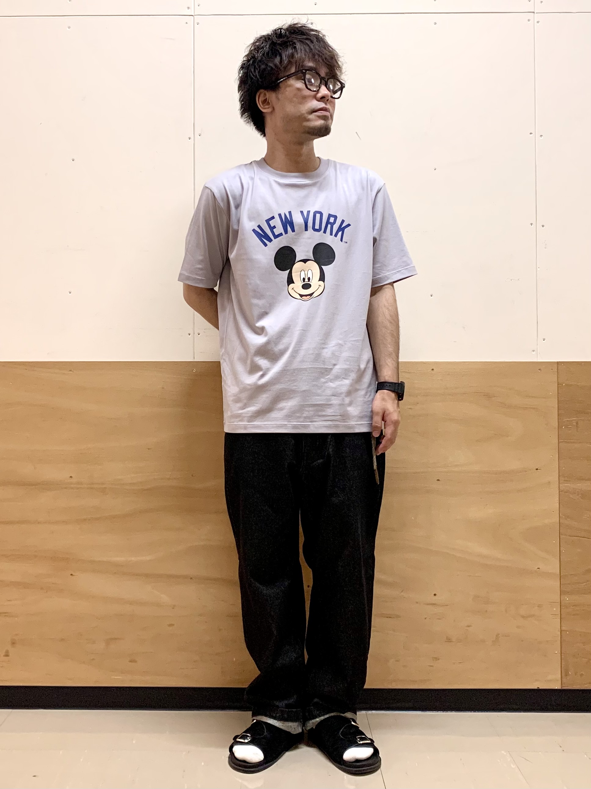 MATUさんの「THE SHOP TK｜【Disney】【MLB】スペシャルデザイン半袖Tシャツ」を使ったコーディネート
