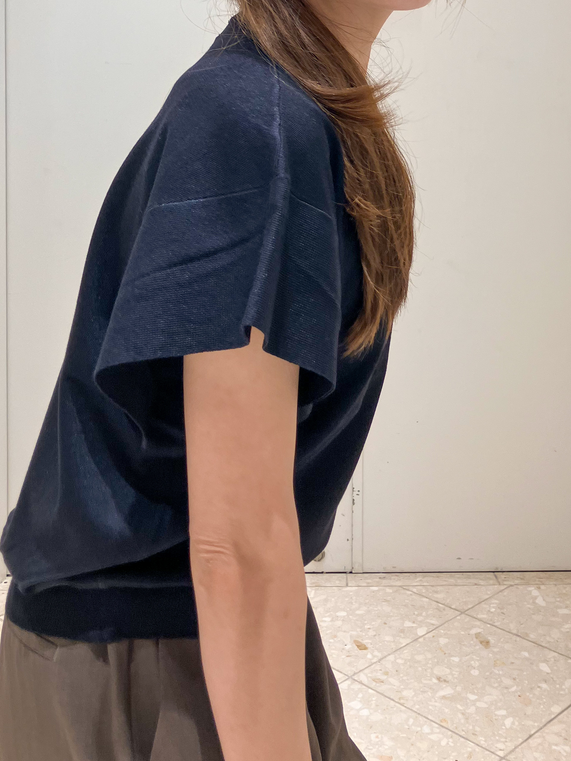  Maruさんの「OPAQUE.CLIP｜『STORY Web7月掲載』ドライタッチラメニット《UV／洗える／6col》」を使ったコーディネート