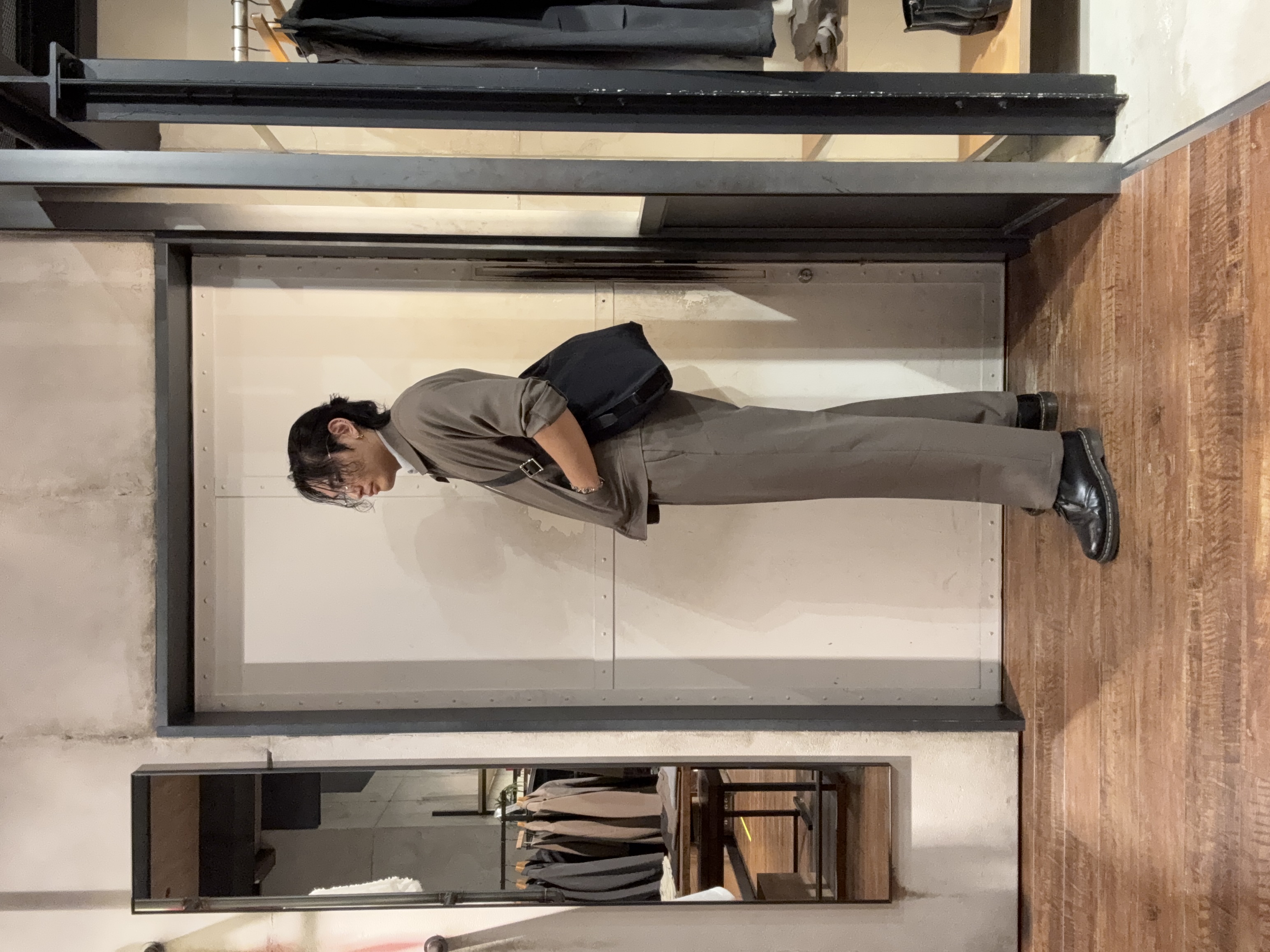 大江正眞さんの「tk.TAKEO KIKUCHI｜【防シワ／ストレッチ/セット対応可】smart shift series ジップブルゾン」を使ったコーディネート