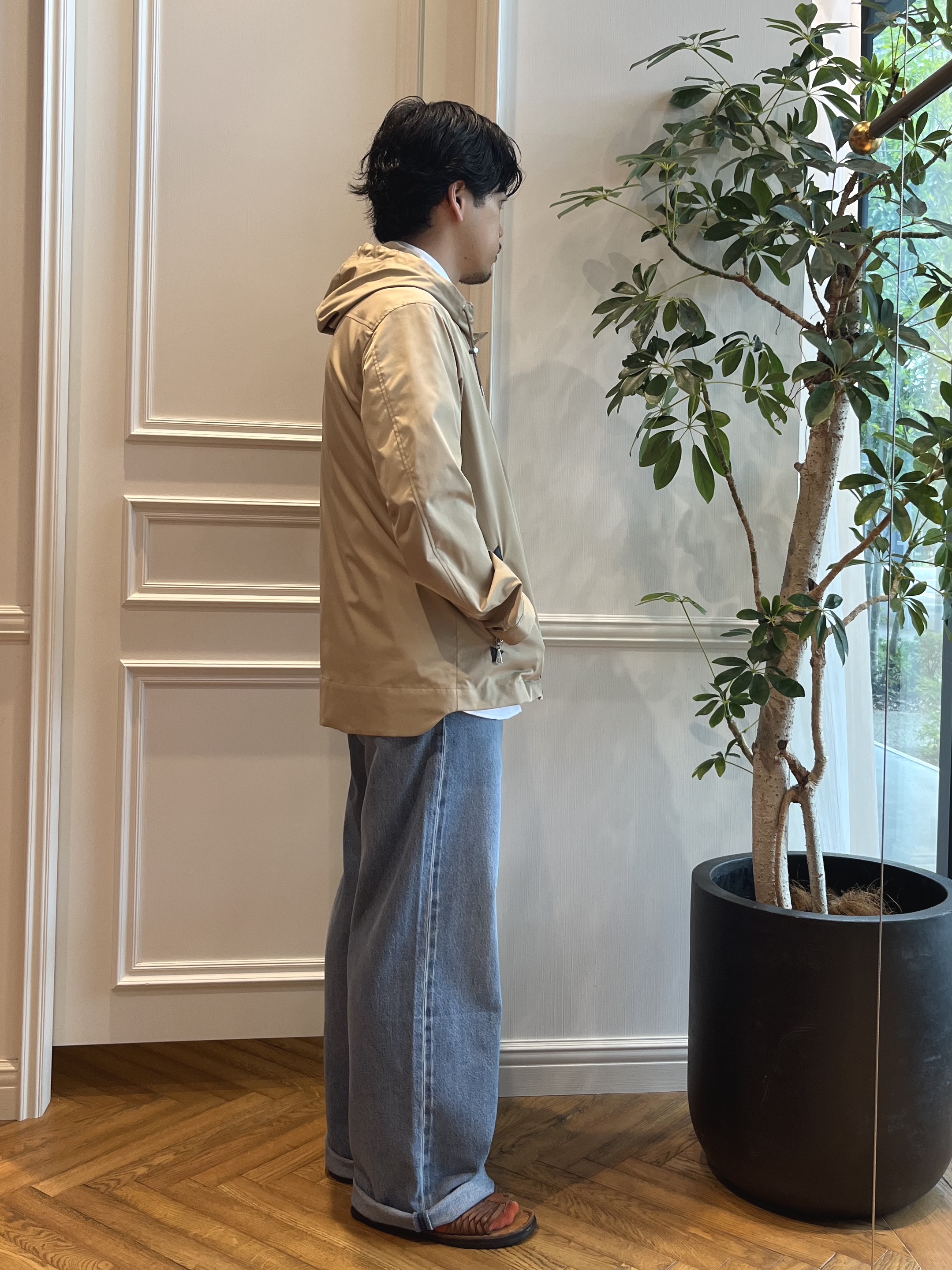 Tokuさんの「DRESSTERIOR｜【撥水/透湿素材/ウォッシャブル】LIMONTA ハイスペックパーカー」を使ったコーディネート