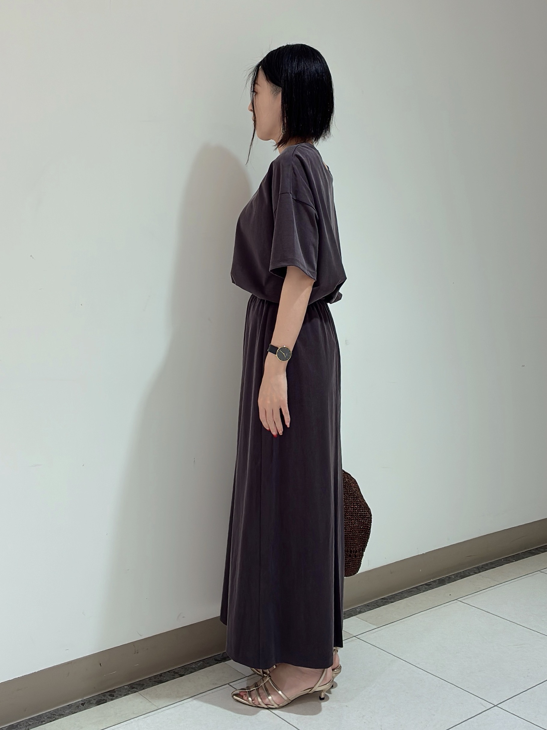 環さんの「UNTITLED｜【セットアップ可/接触冷感】ヴィンテージライクプルオーバー」を使ったコーディネート