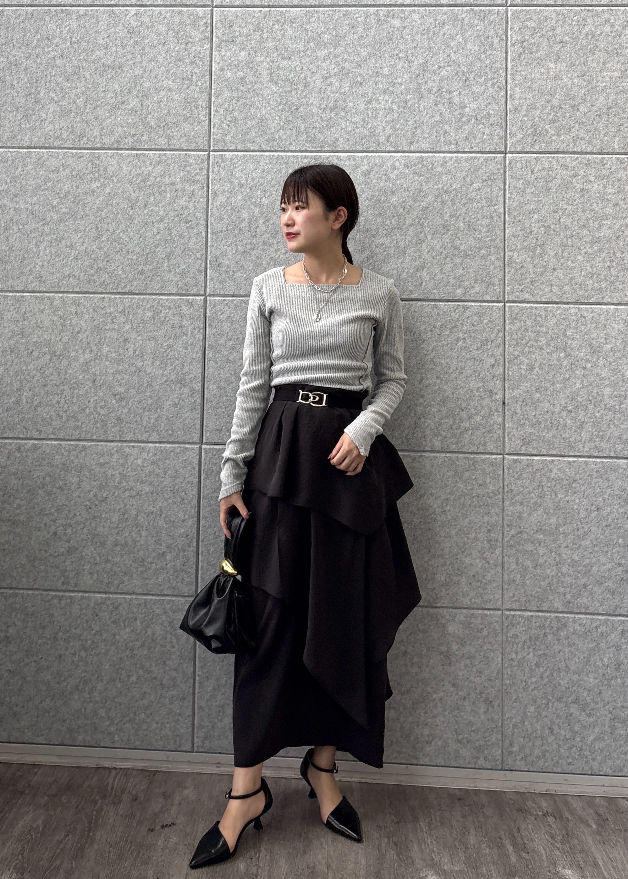 Renoさんの「INDIVI｜メタルペンダントネックレス」を使ったコーディネート