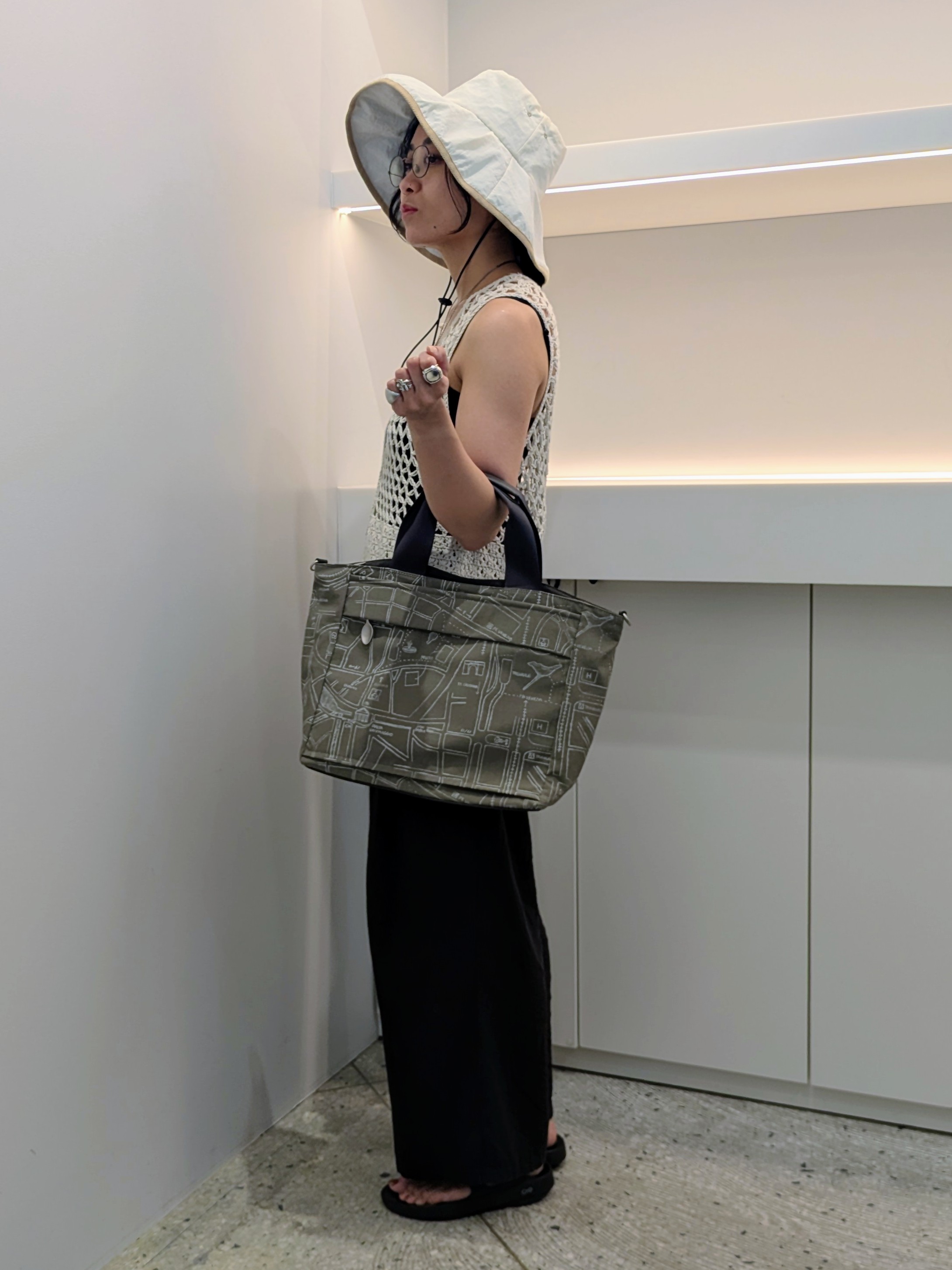 MTさんの「HIROKO HAYASHI｜COMODA（コモダ）2wayボストンバッグ」を使ったコーディネート