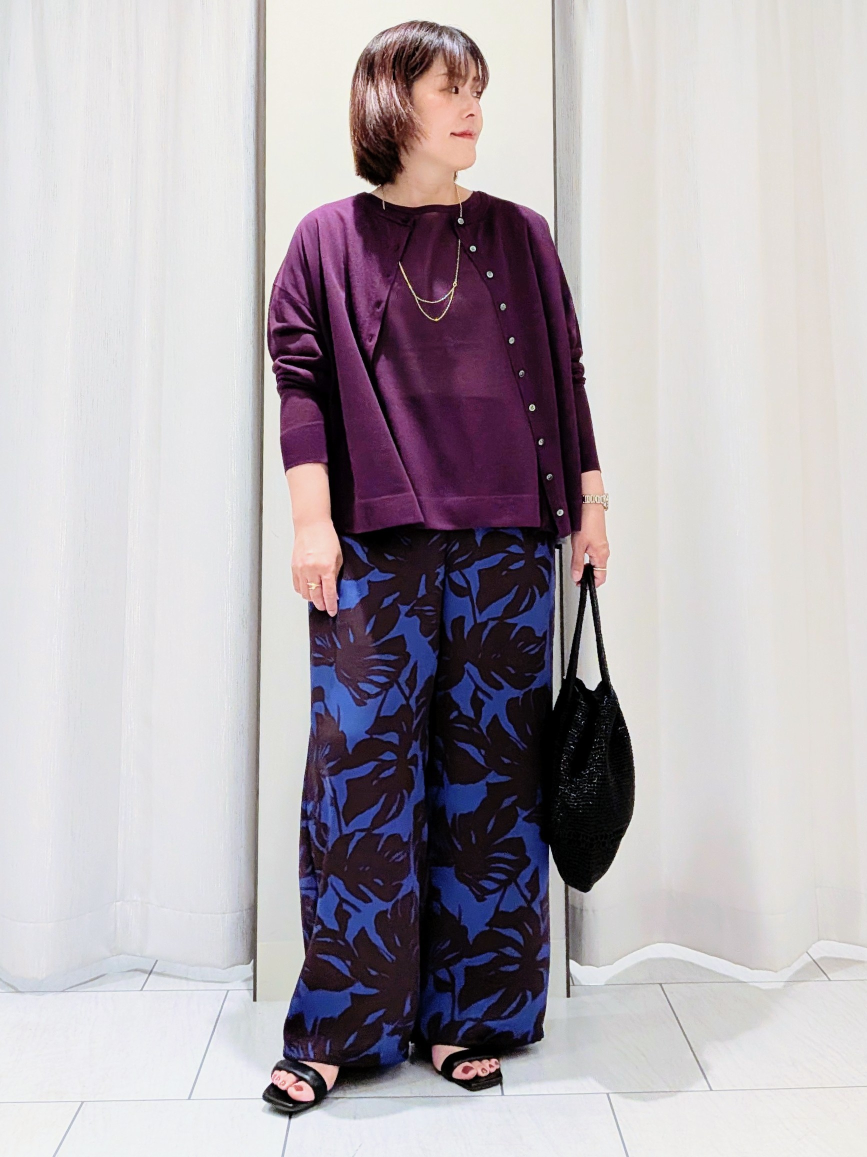 Onumaさんの「UNTITLED｜【アンサンブル可】前後2WAYカーディガン」を使ったコーディネート