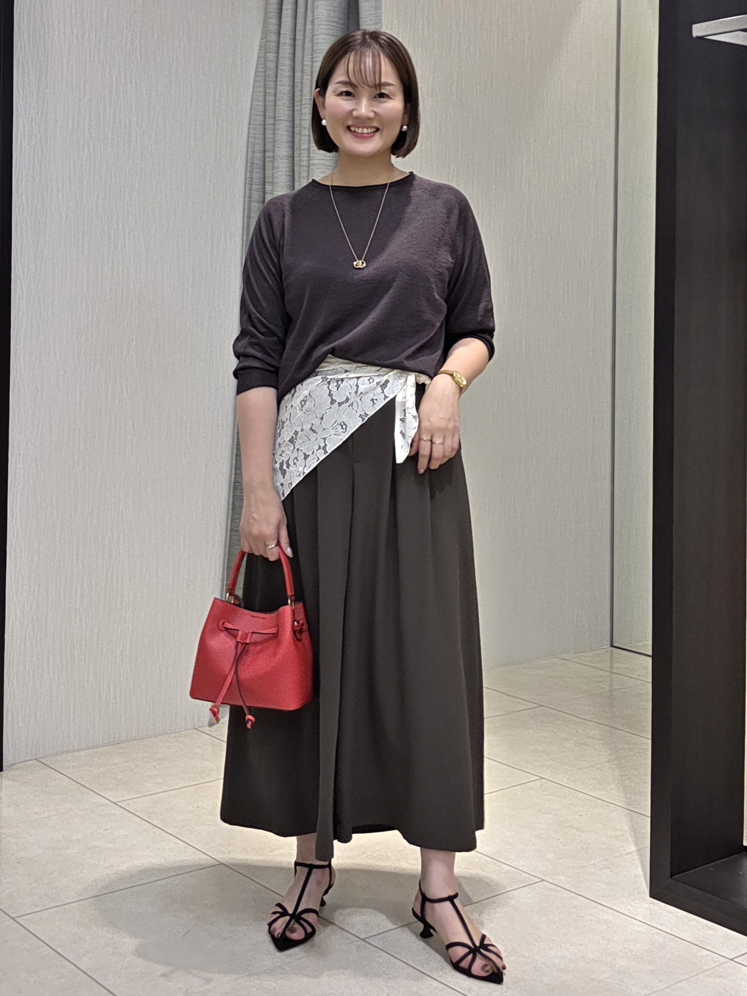 naokoさんの「UNTITLED｜【ゆったり/リラクシー】リネンボートネックプルオーバー」を使ったコーディネート