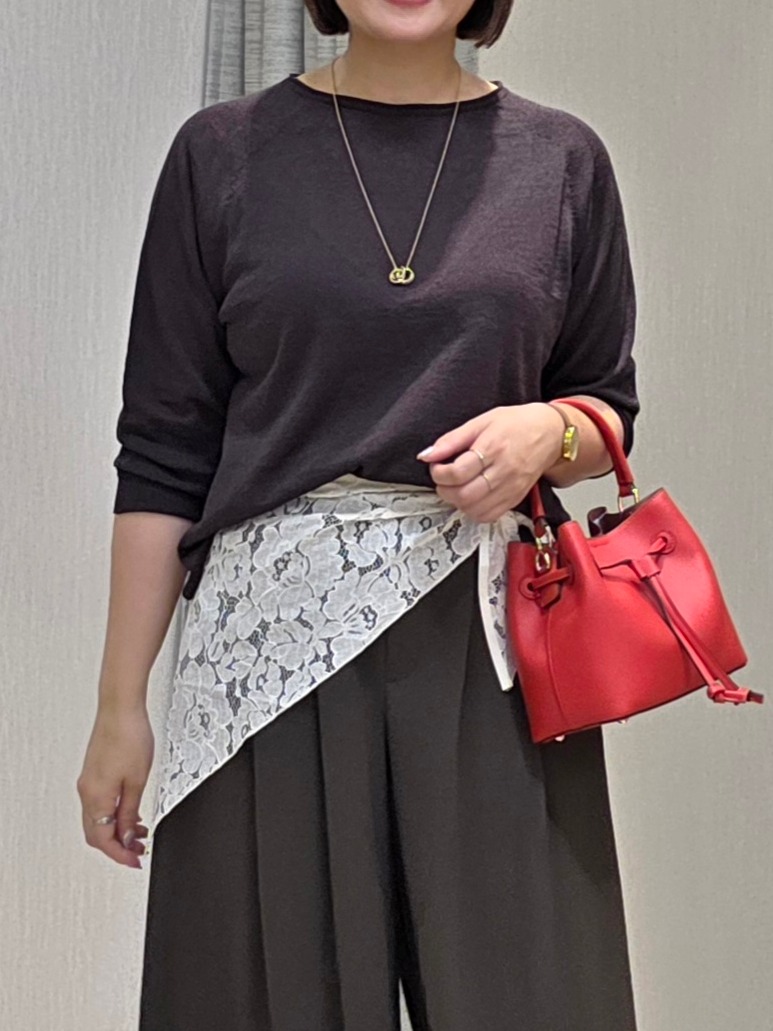 naokoさんの「UNTITLED｜【ゆったり/リラクシー】リネンボートネックプルオーバー」を使ったコーディネート