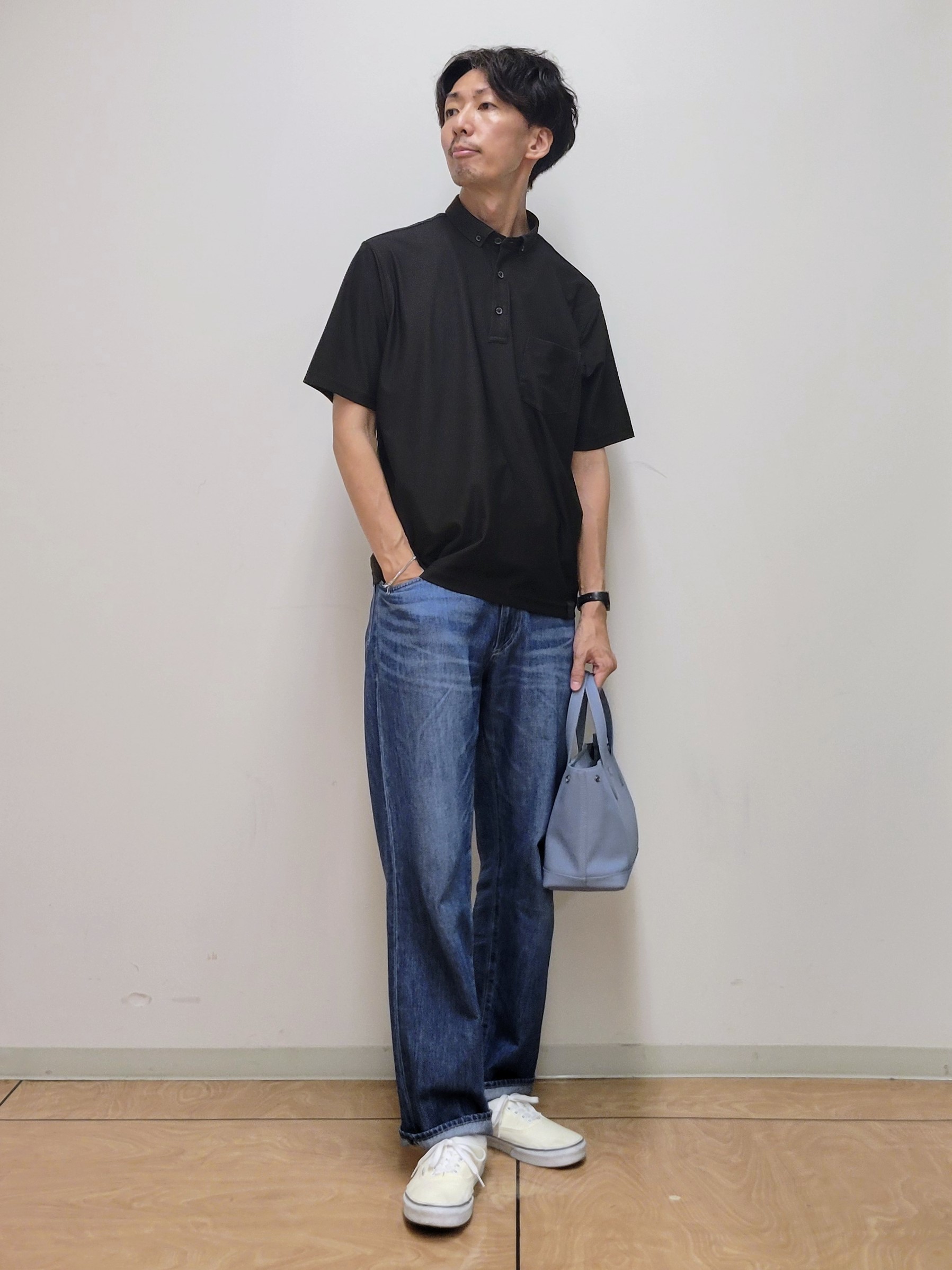 piroyaさんの「TAKEO KIKUCHI｜【通気性】AIR TOOL ポロシャツ」を使ったコーディネート