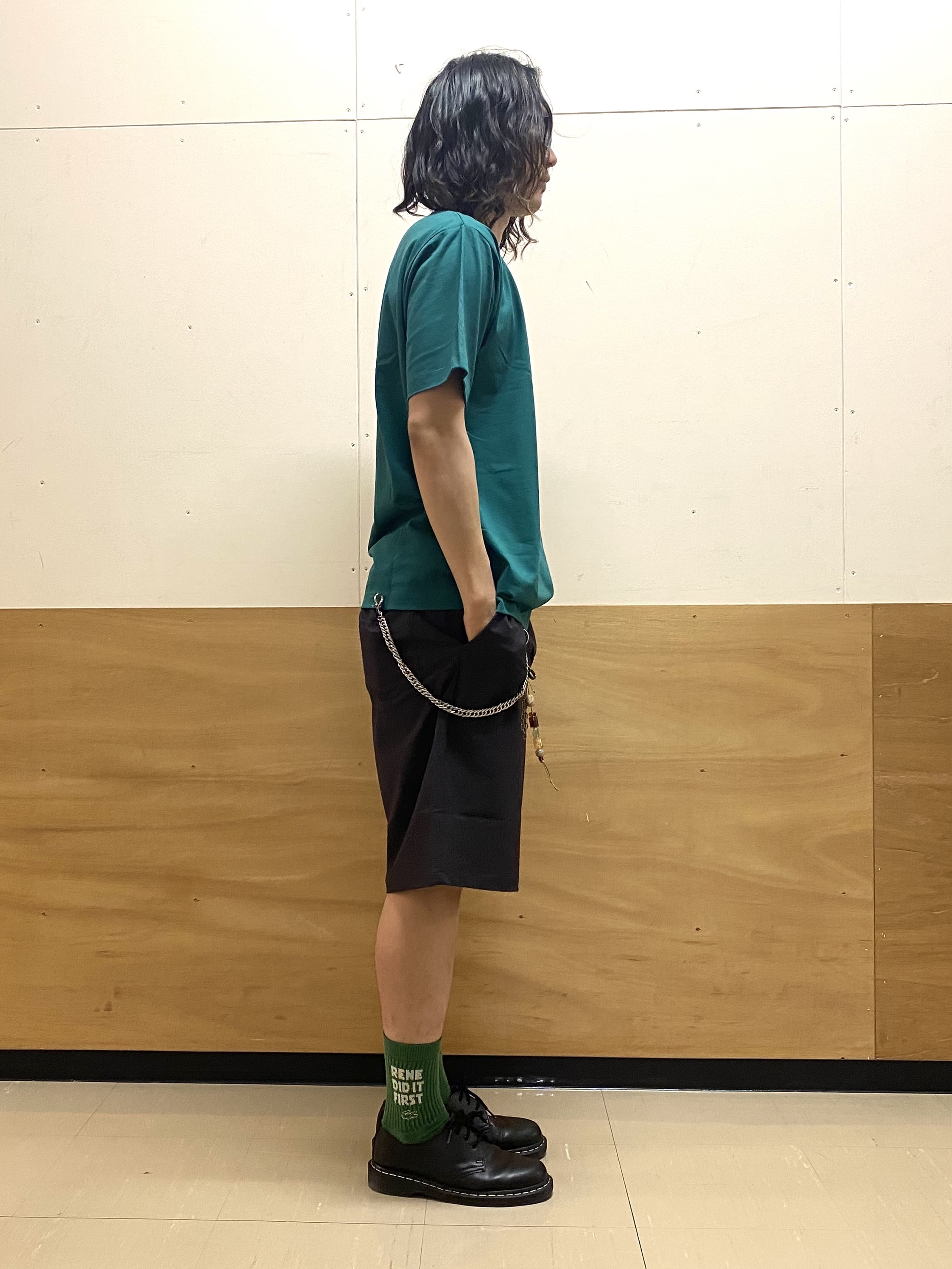 keyさんの「THE SHOP TK｜【なめらかでソフトな肌触り】ロゴ コットン半袖Tシャツ 洗濯機OK」を使ったコーディネート