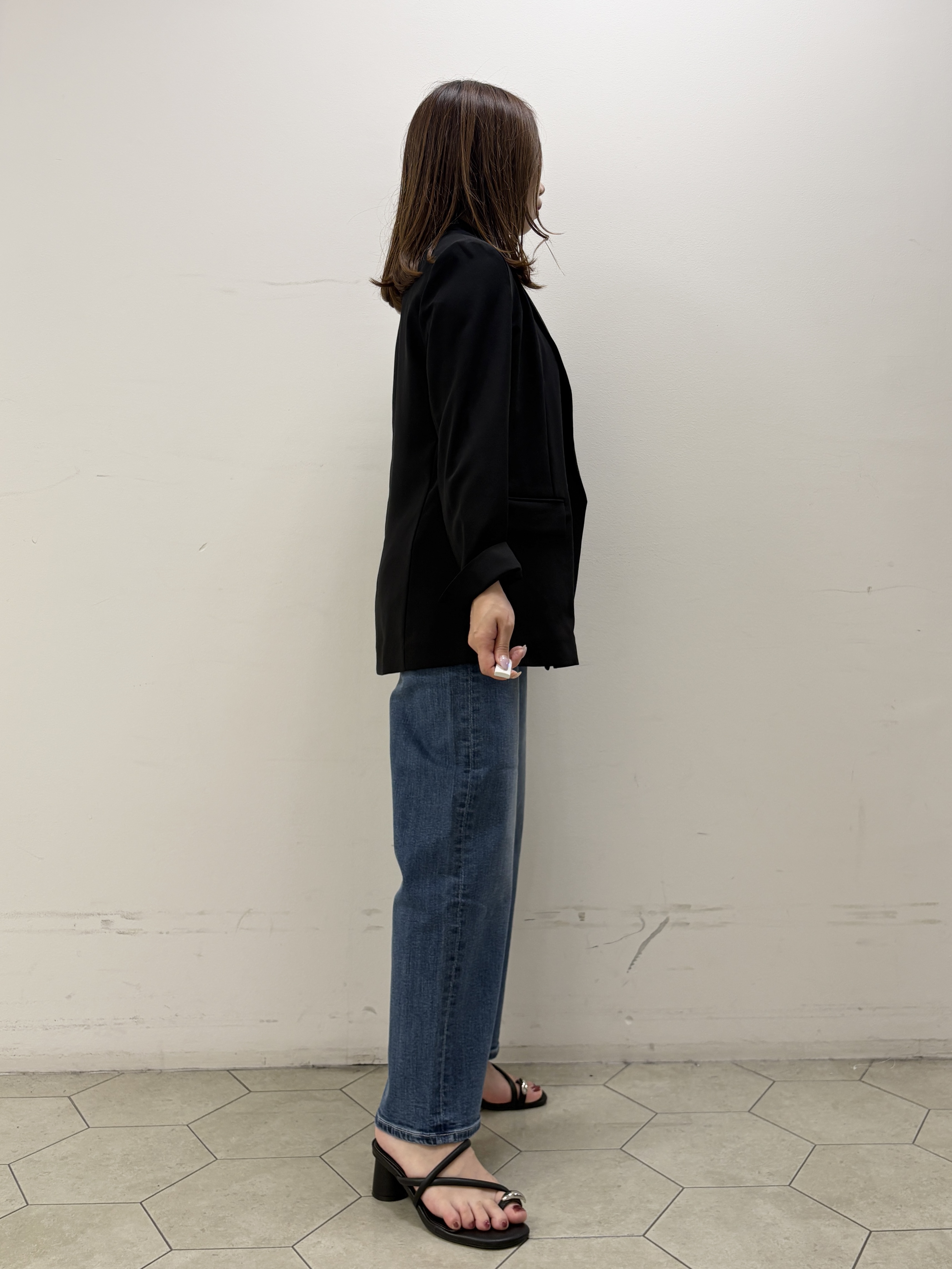 kahoさんの「INDIVI｜【新作登場！着る日傘】 ダブルジャケット」を使ったコーディネート
