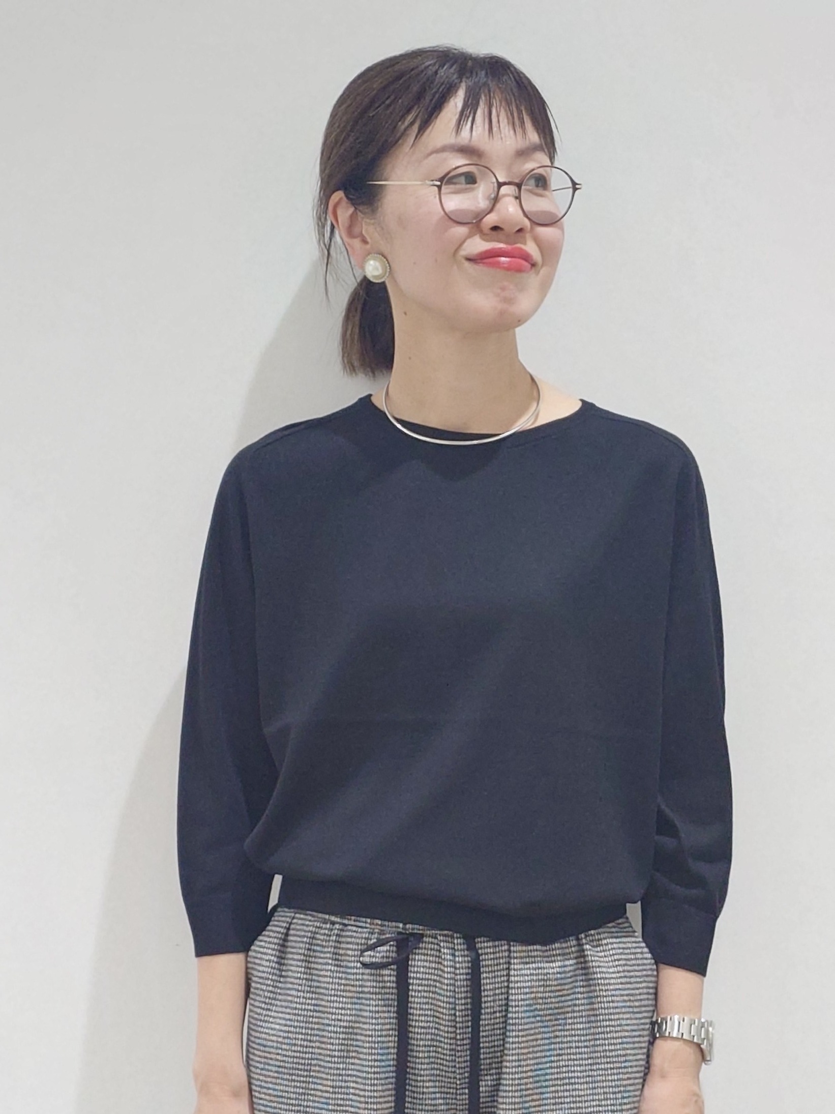 MUTSUKOさんの「UNTITLED｜【ステンレス】ミニマルチョーカー」を使ったコーディネート