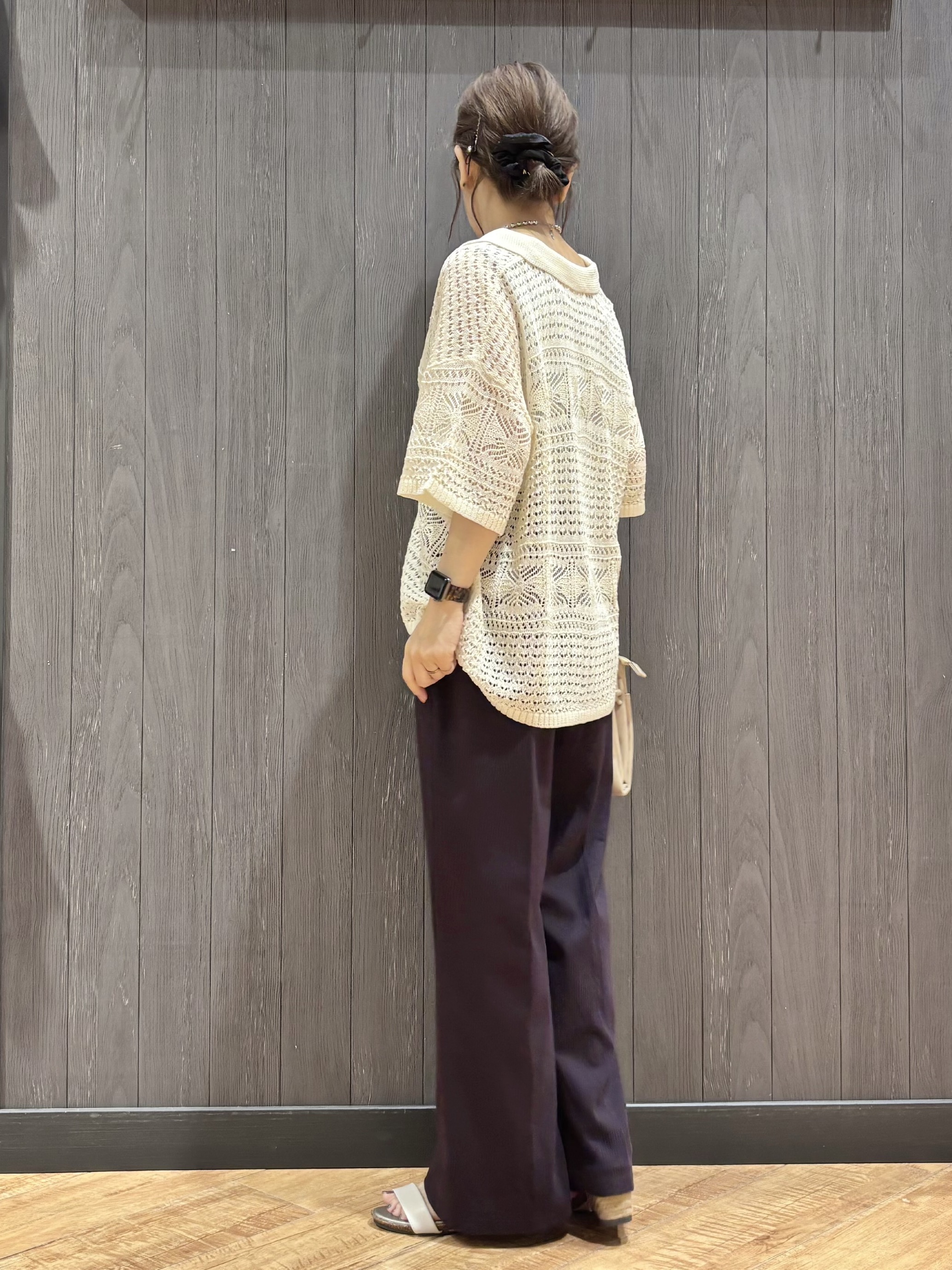 meiさんの「SHOO･LA･RUE｜レースニットカーディガン」を使ったコーディネート