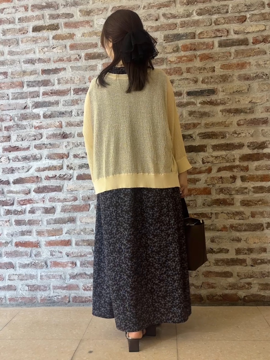 tokiさんの「THE SHOP TK｜【冷房対策に】しぼしぼカーディガン」を使ったコーディネート