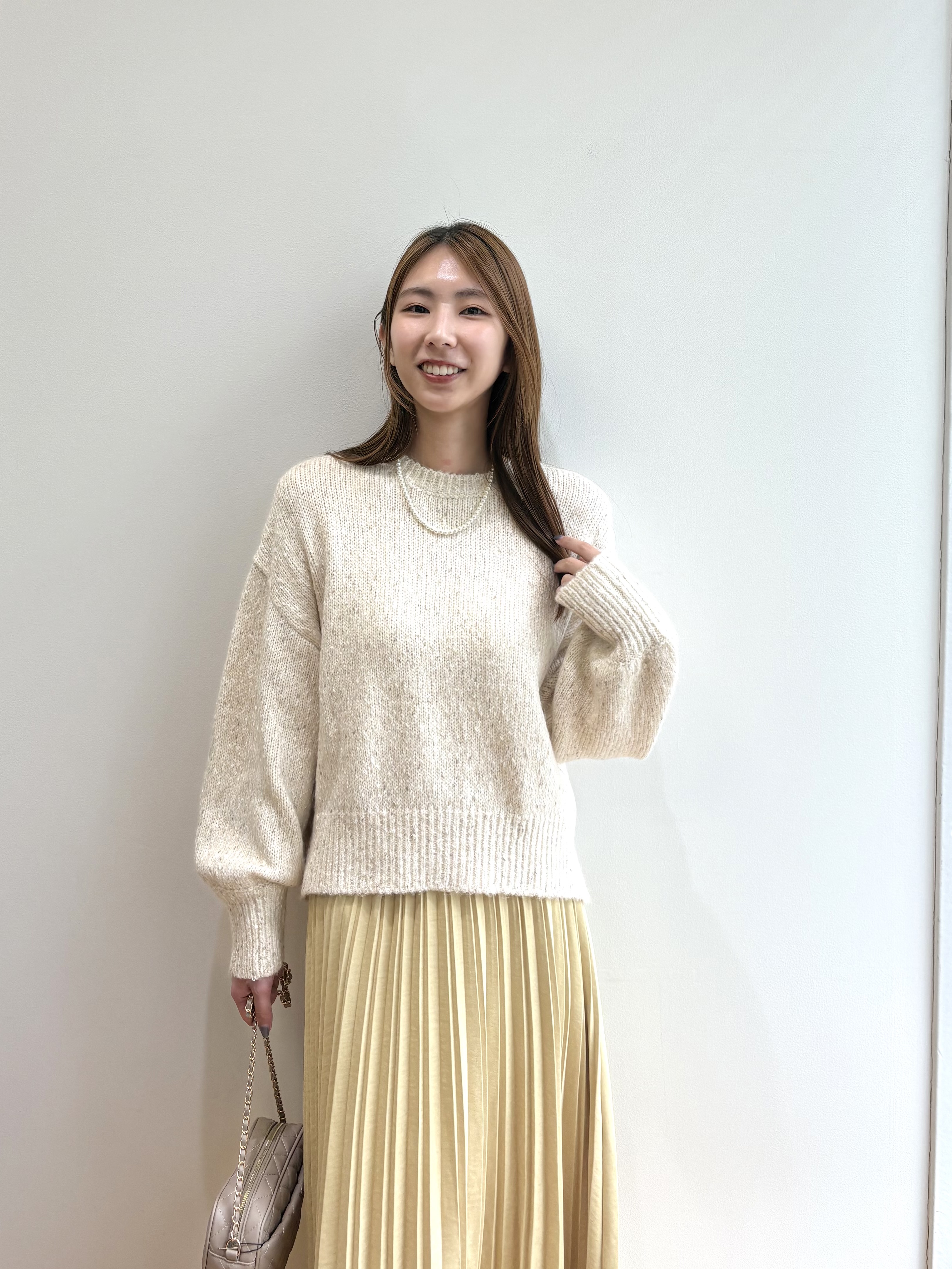 めぐさんの「OPAQUE.CLIP｜キルティングミニショルダーバッグ」を使ったコーディネート