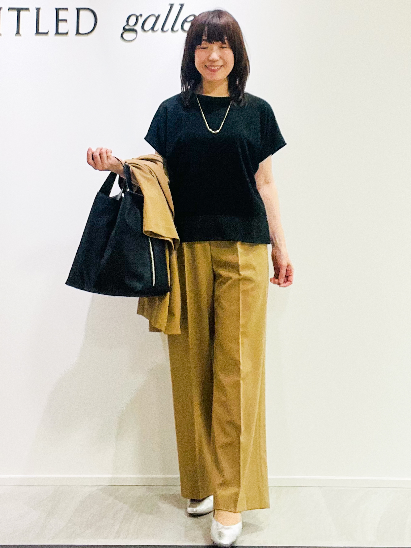 めいさんの「UNTITLED｜【重ね着でおしゃれ見え】裾シアードッキングプルオーバー」を使ったコーディネート