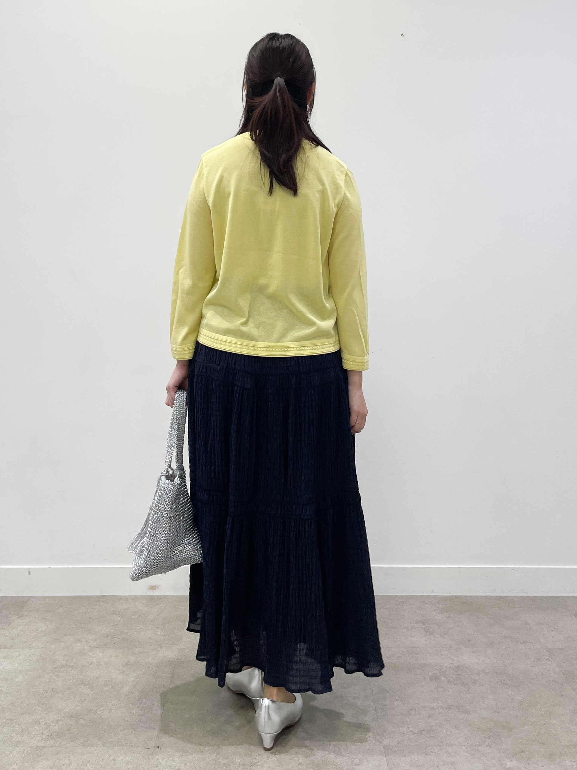 yukariさんの「Reflect｜七分袖ニットカーディガン」を使ったコーディネート