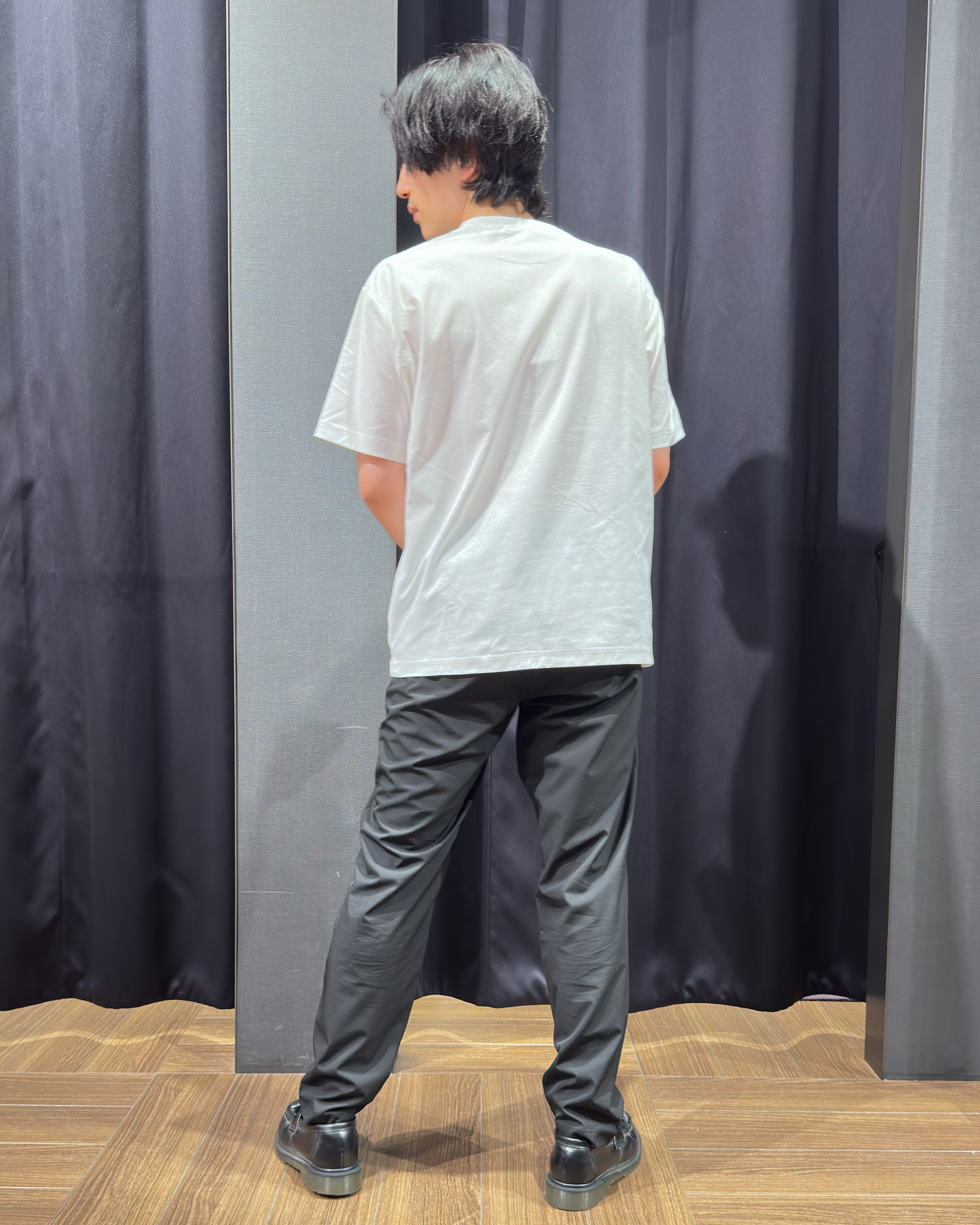 tomoyaさんの「THE SHOP TK｜【接触冷感／吸水速乾／UVカット】パーフェクテック リンクス柄 半袖Tシャツ」を使ったコーディネート
