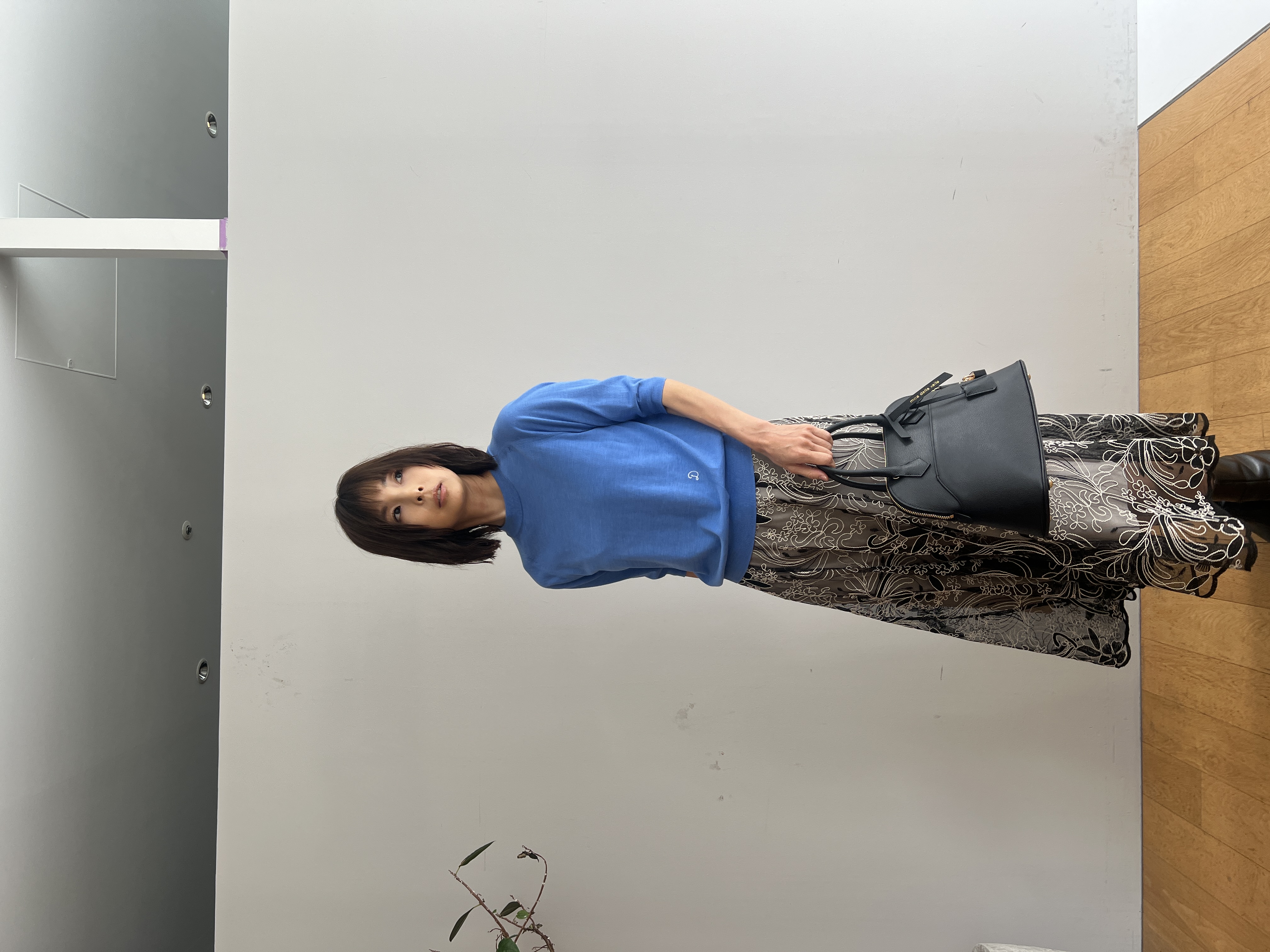 misaさんの「DRESSTERIOR｜◆mica della valle（ミカデラヴァッレ）Katia ハンドバッグ」を使ったコーディネート