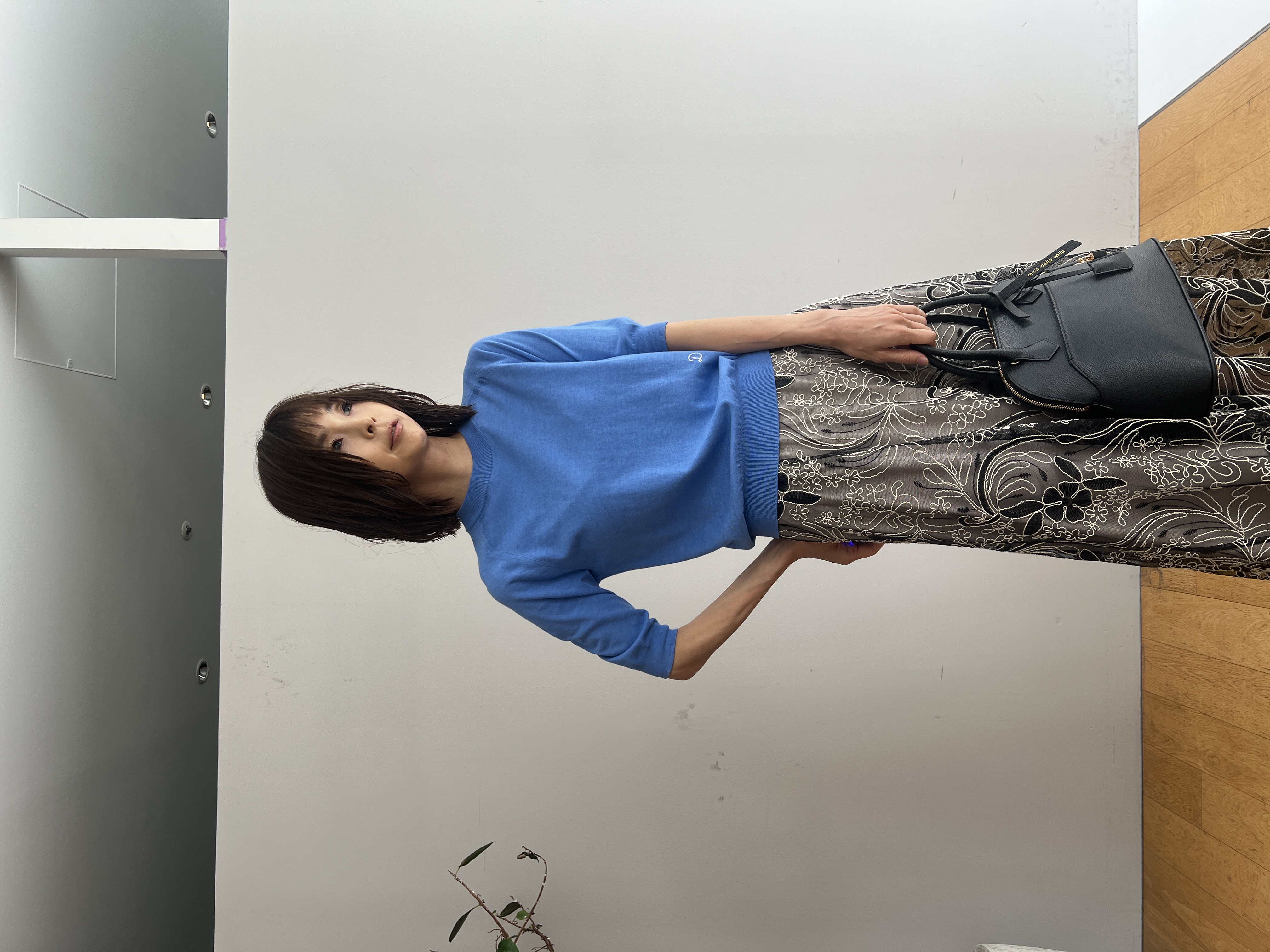 misaさんの「DRESSTERIOR｜◆mica della valle（ミカデラヴァッレ）Katia ハンドバッグ」を使ったコーディネート
